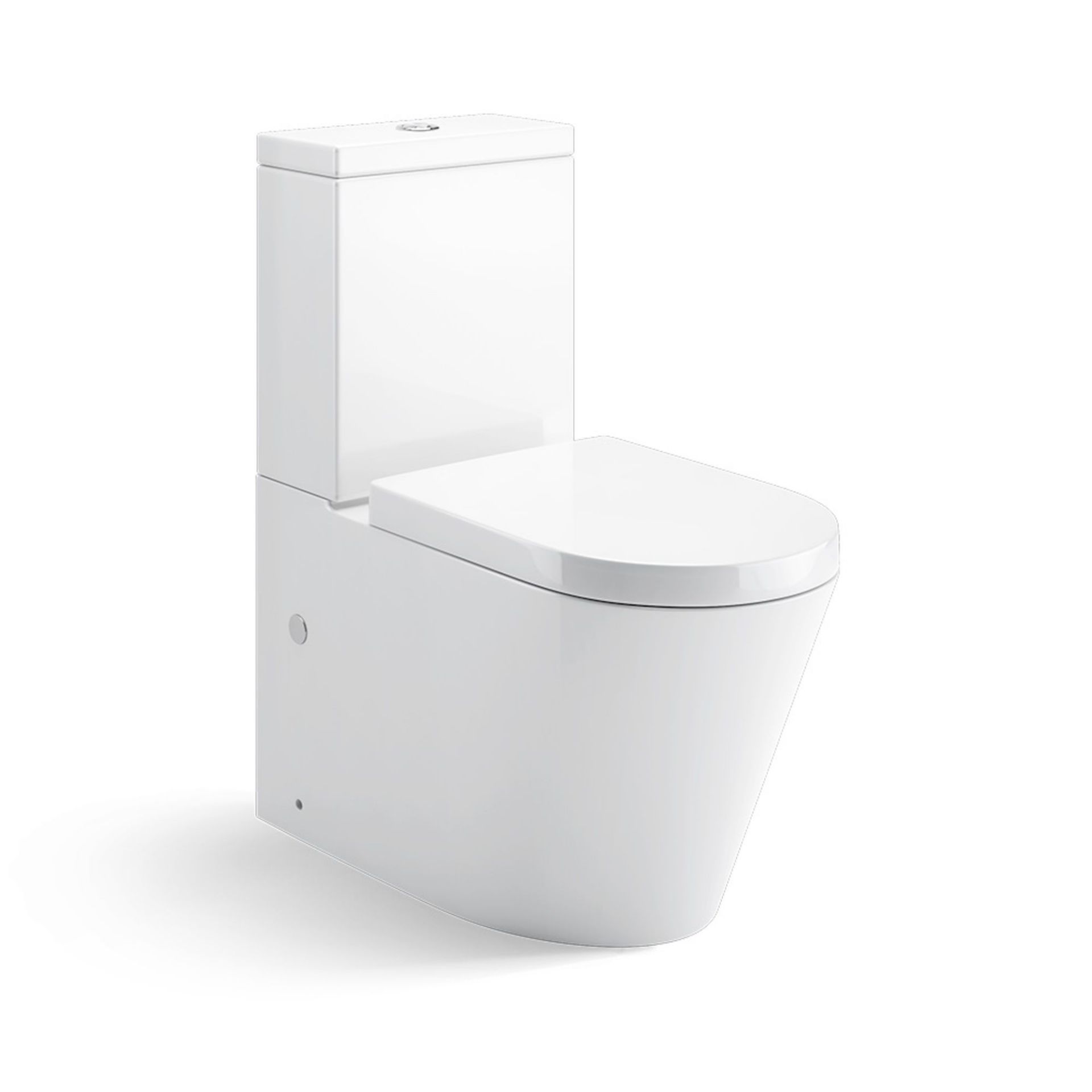 (RK63) Lyon II Close Coupled Toilet & Cistern inc Luxury Soft Close Seat Lyon is a gorgeous, c... - Image 2 of 4