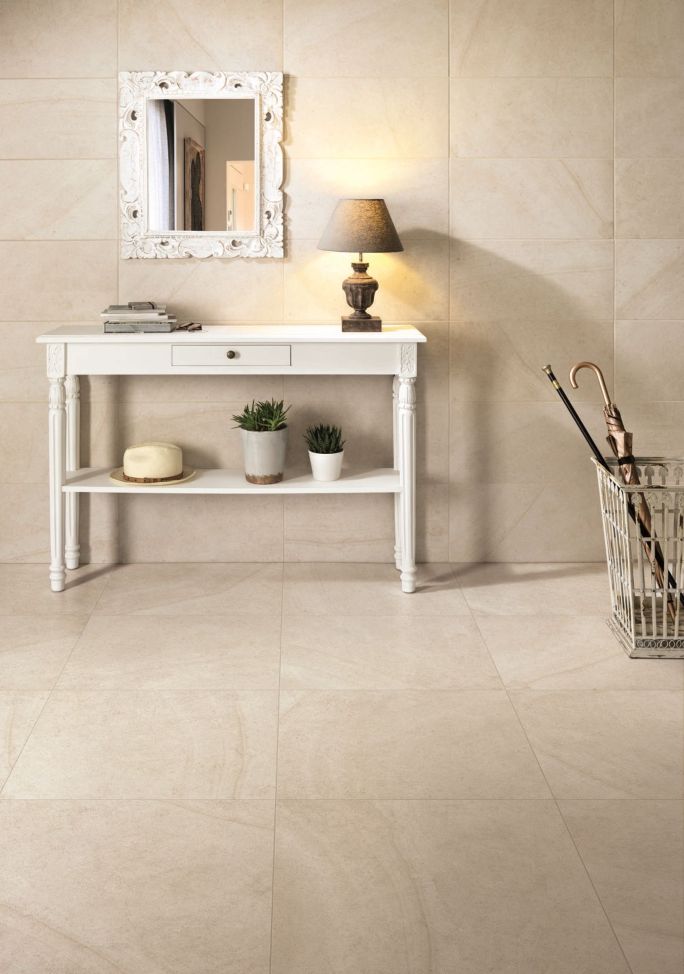 Maison Blanc 9MM 60X60CM High Quality Italian Porcelain tiles 2 pallets - Image 2 of 3