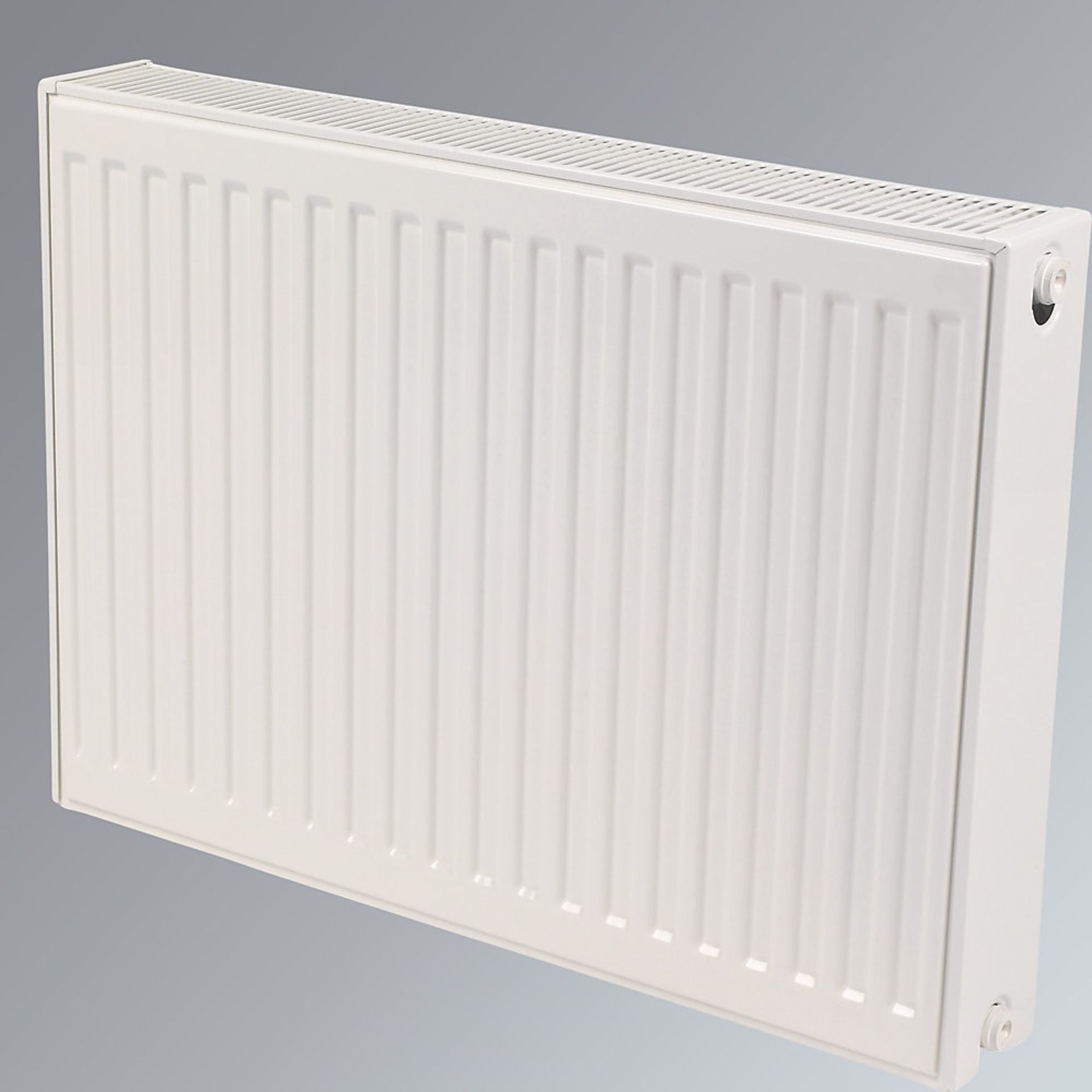 (RK1004) 600 X 700MM TYPE 22 DOUBLE-PANEL DOUBLE CONVECTOR RADIATOR WHITE. White convector ra...