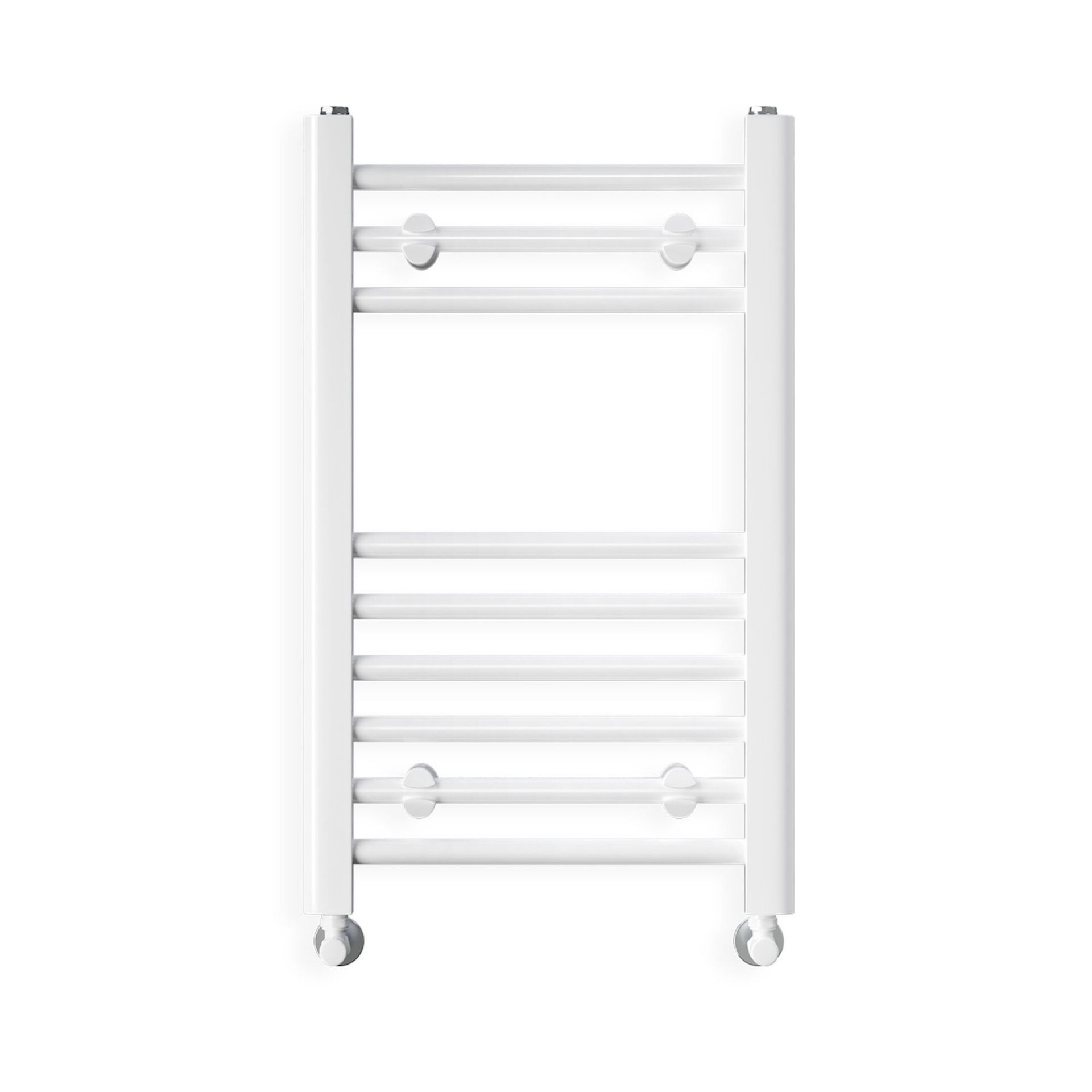 (SA89) 650x400mm White Heated Towel Radiator. Made from low carbon steel Finished with a high - Image 2 of 2