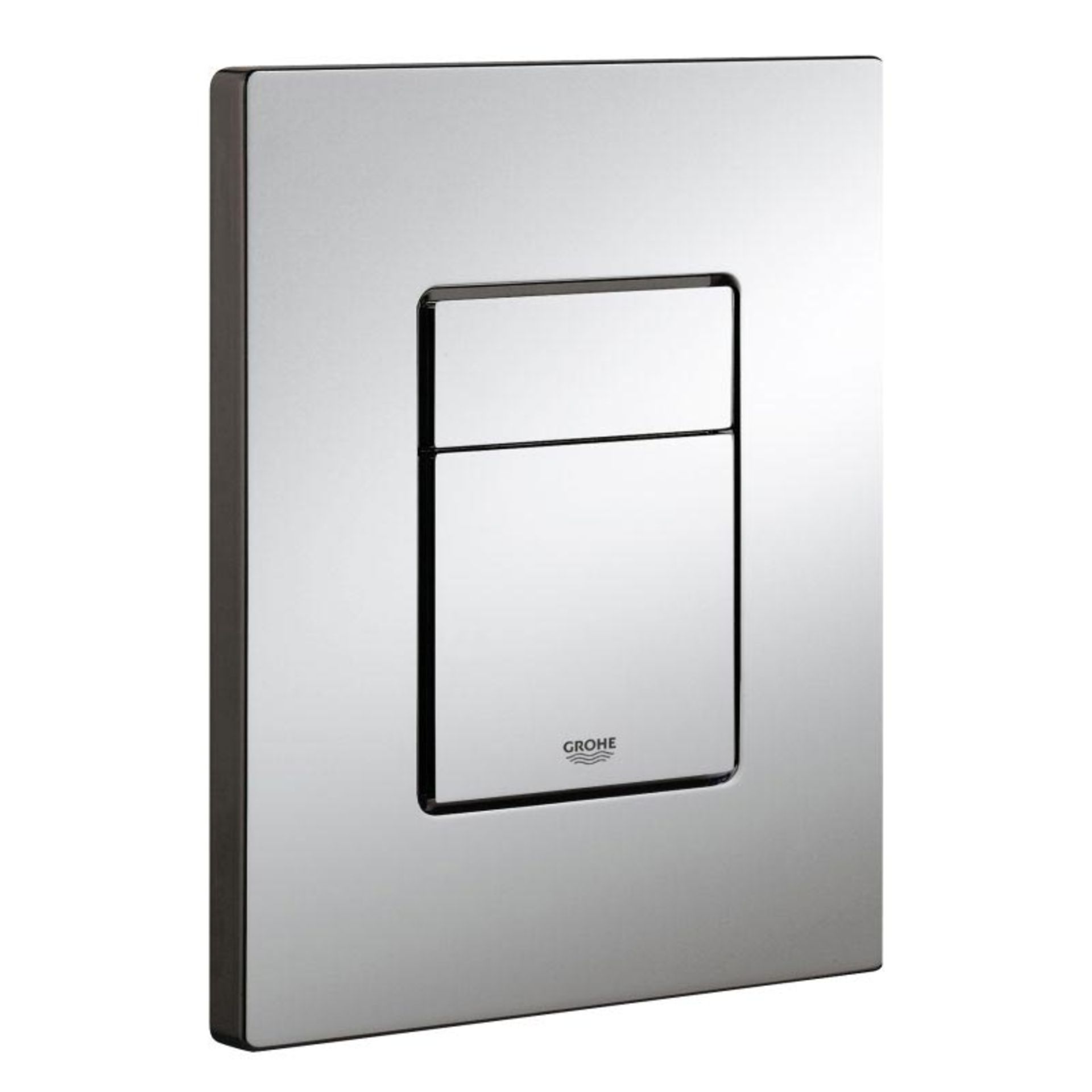 (RK1013) Grohe Skate Cosmopolitan WC Wall Flush Plate. The Skate Cosmopolitan flush plate is ma...