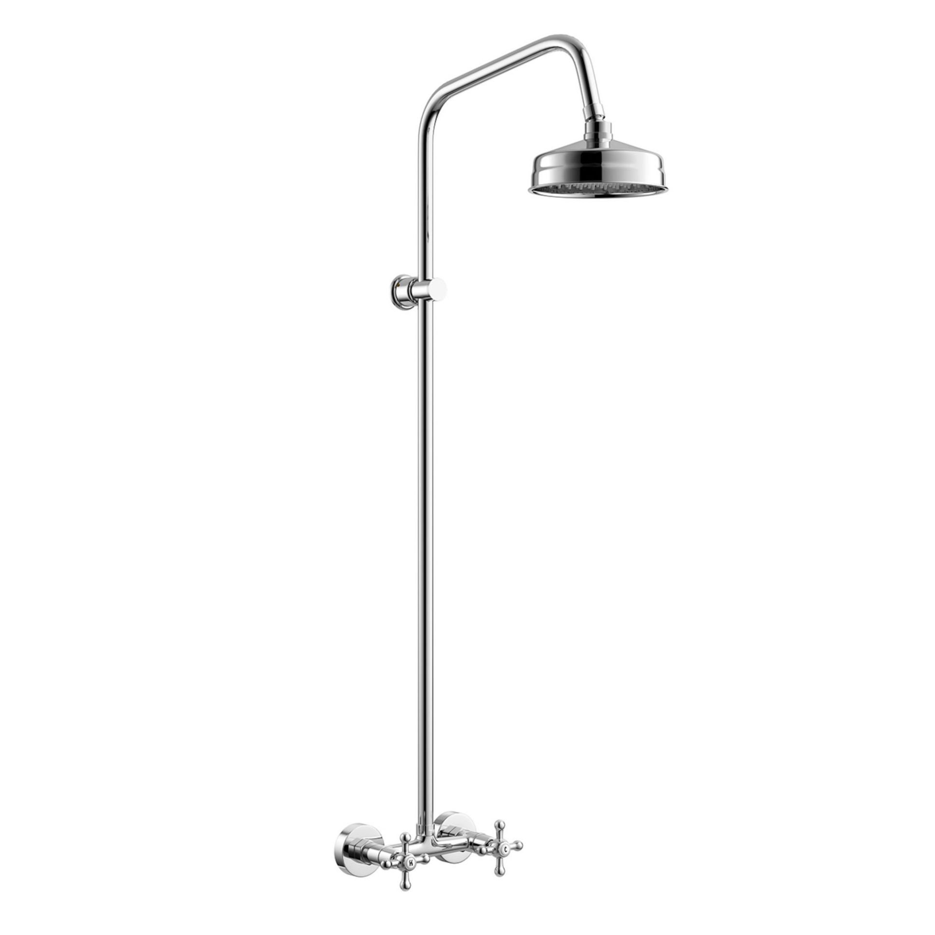 (ZL31) Traditional Exposed Shower & Medium Head. Exposed design makes for a statement piece Stunning - Image 2 of 3