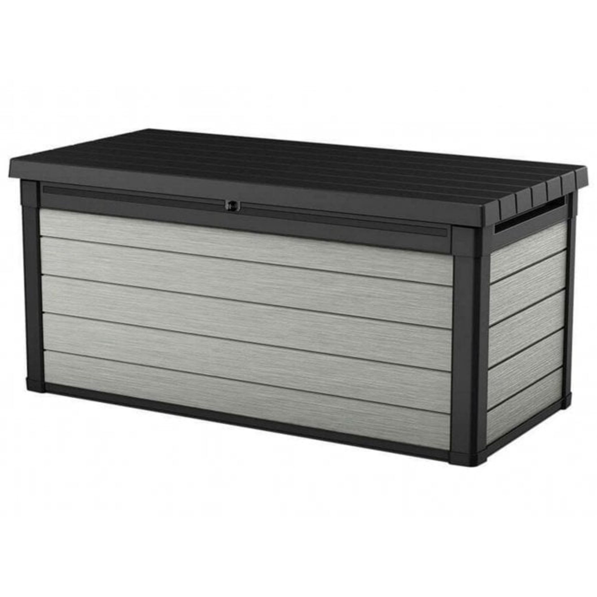 Keter Denali 150L Deck Box Sturdy and versatile, the Denali 150L Deck Box is the perfect solution to