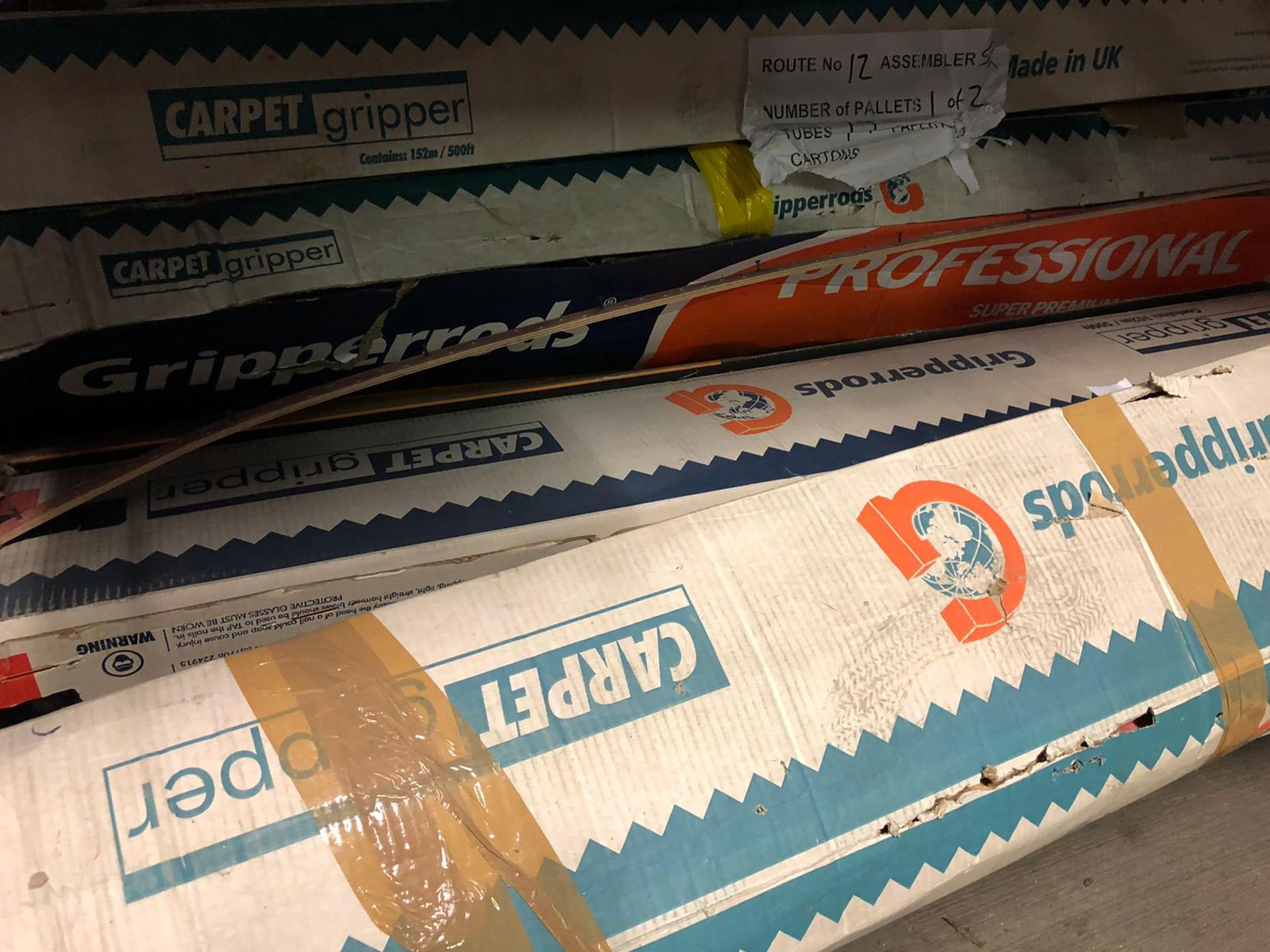 6 Boxes Of Carpet Gripper Approx 500Ft Per Box