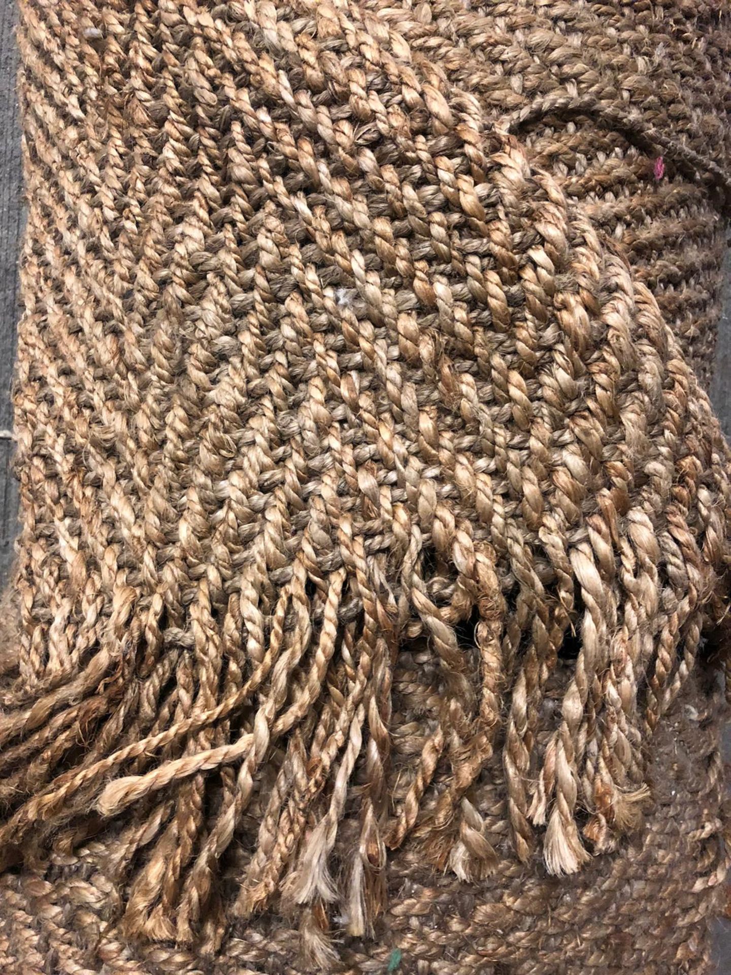 Natural Coir Runner Fringed 13M X 0.95M