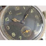 WW2 Era Military Style German Officer's Page Wristwatch