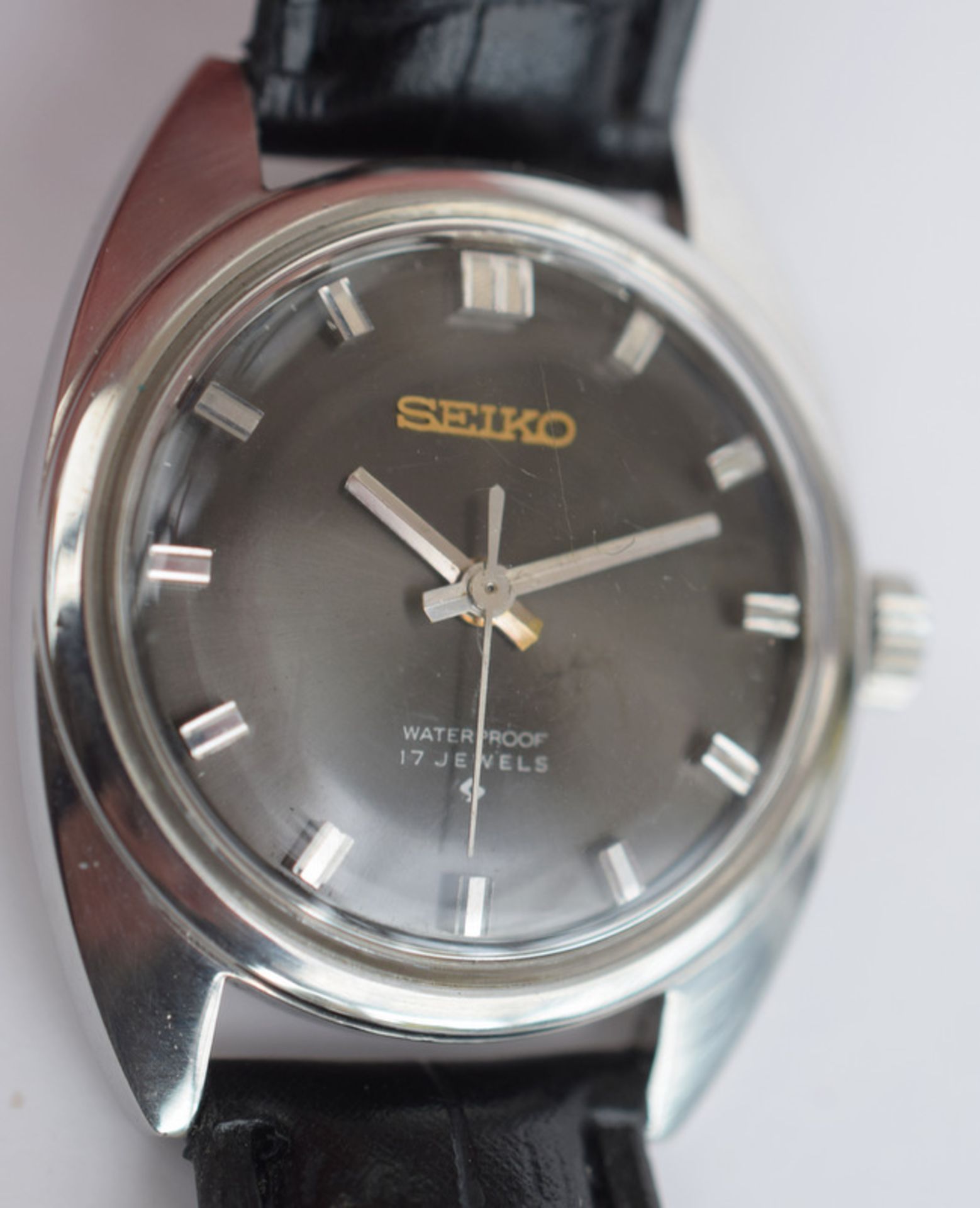 Vintage Seiko 7061 Black Dial Watch
