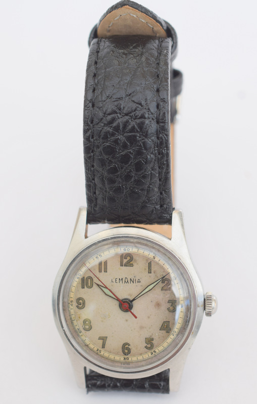 Vintage Lemania Military Style Watch