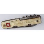 Vintage Swiss Folding Multi-Bladed Knife