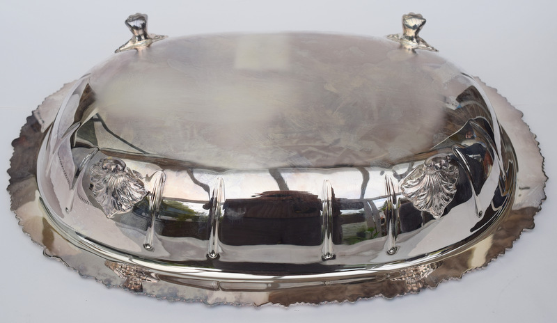 Large Solid Silver Tureen - Image 4 of 6