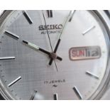 Seiko 17 Jewels Automatic With Linen Dial