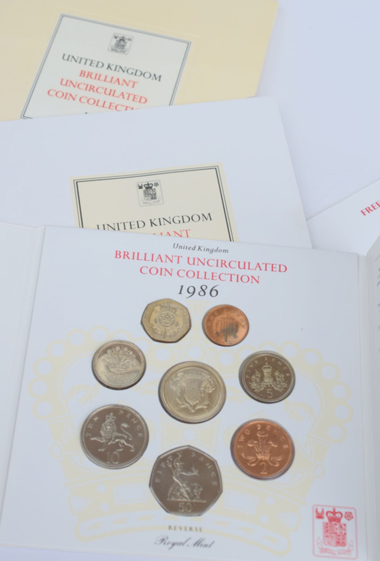 1986 UK Brilliant Uncirculated Coin Set