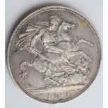 1899 Victorian Small Crown Silver Crown