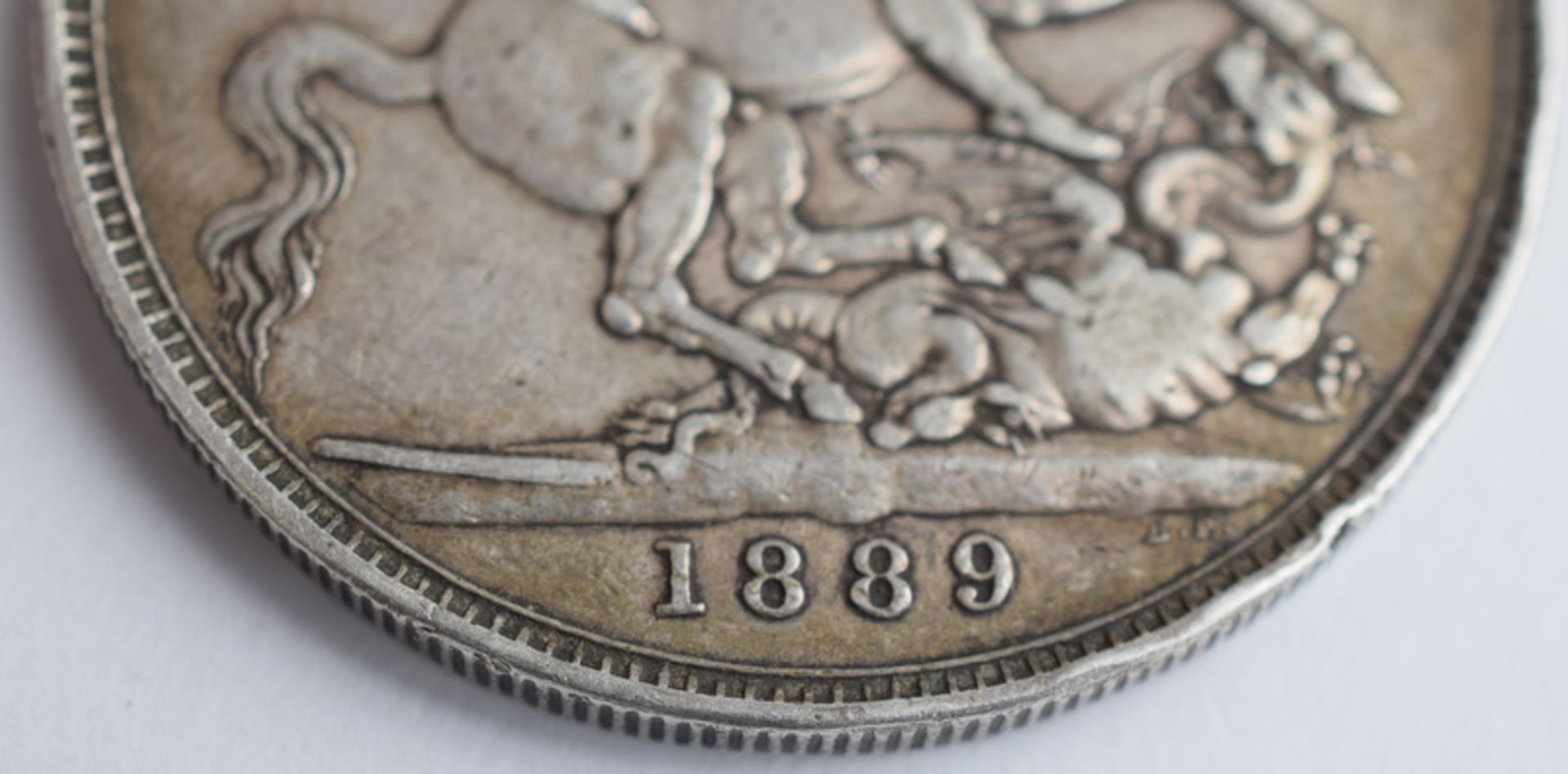 1899 Victorian Small Crown Silver Crown - Image 4 of 4