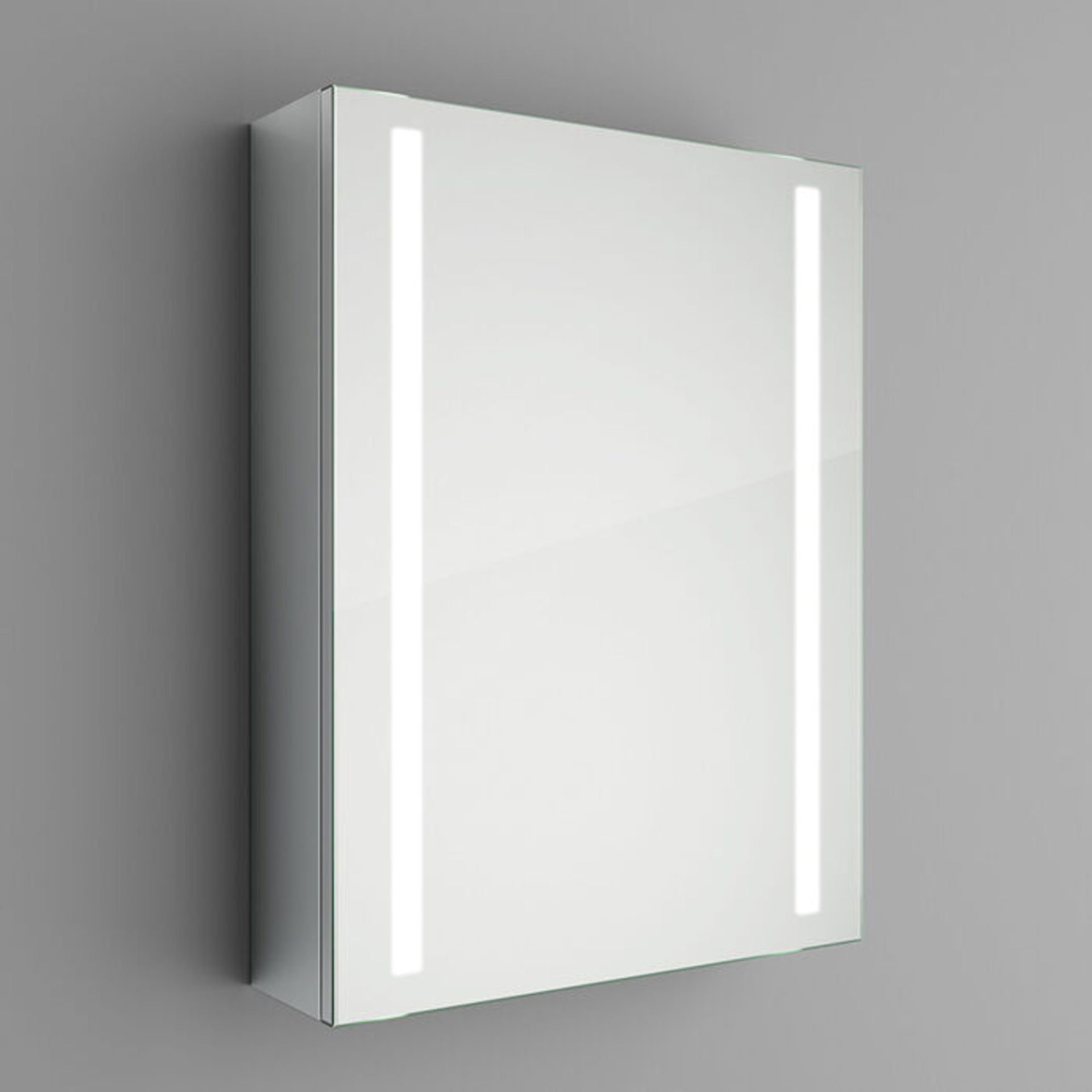 (PM4) 500x650mm Dawn Illuminated LED Mirror Cabinet. RRP £399.99. Energy efficient LED lightin... - Image 5 of 5