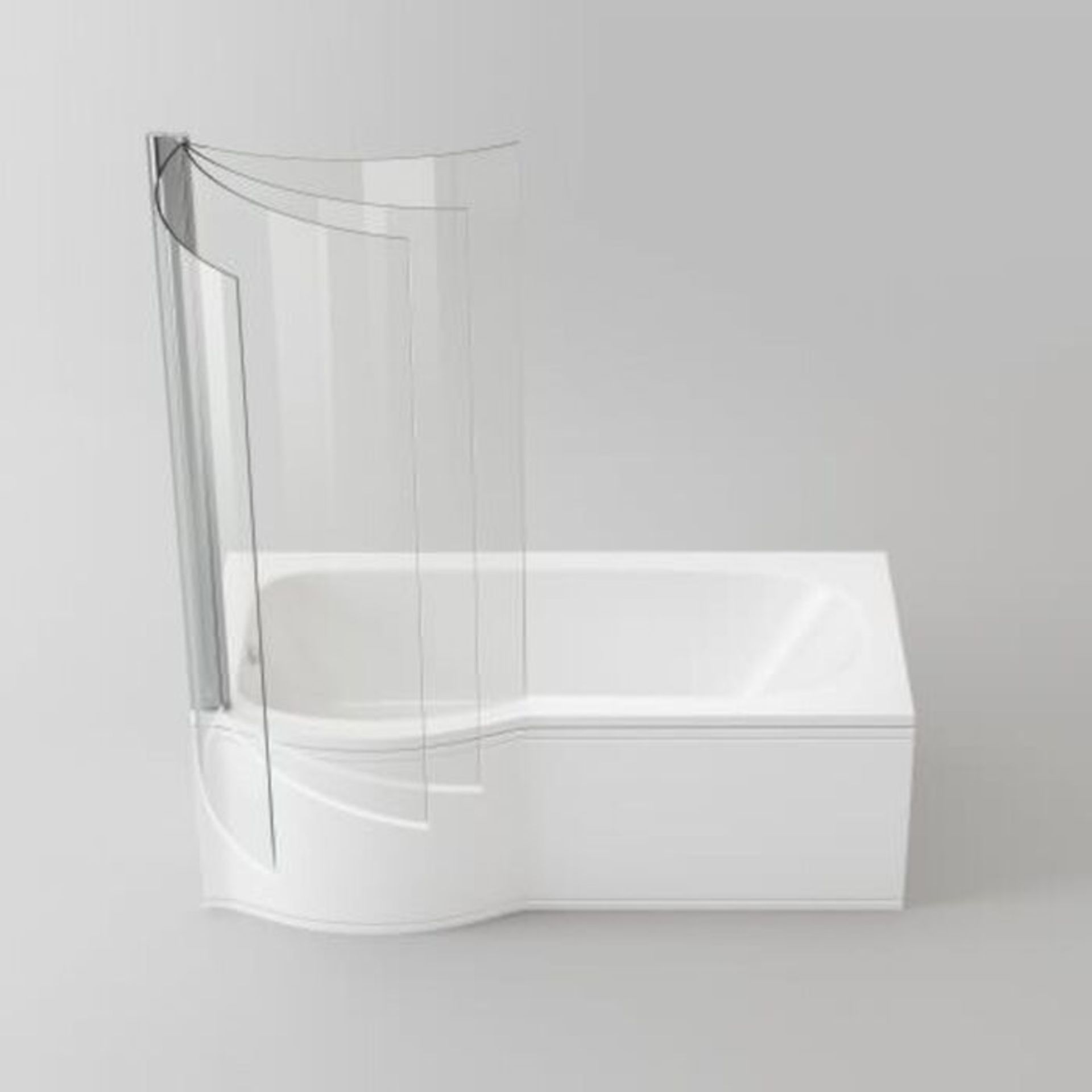 (J9) 1500x800mm - Left Hand P-Shaped Bath with Screen & Front Panel (Excludes End Panel). RRP ?... - Image 5 of 5