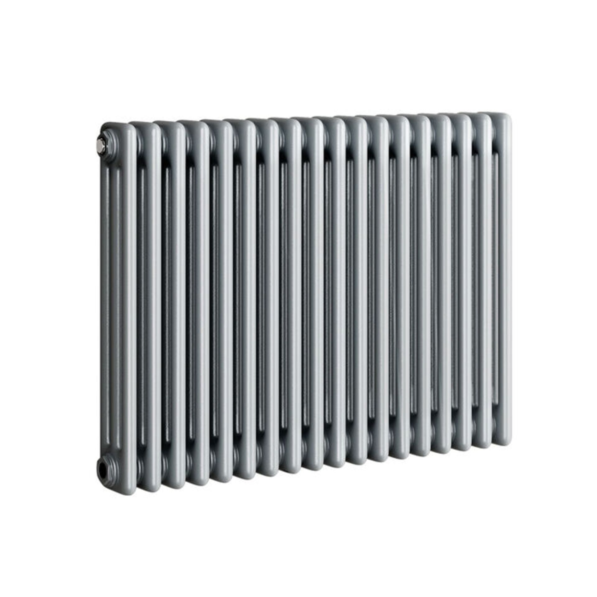 (J4) 600x820mm Earl Grey Triple Panel Horizontal Colosseum Radiator. RRP £449.99. For elegant ... - Image 4 of 4