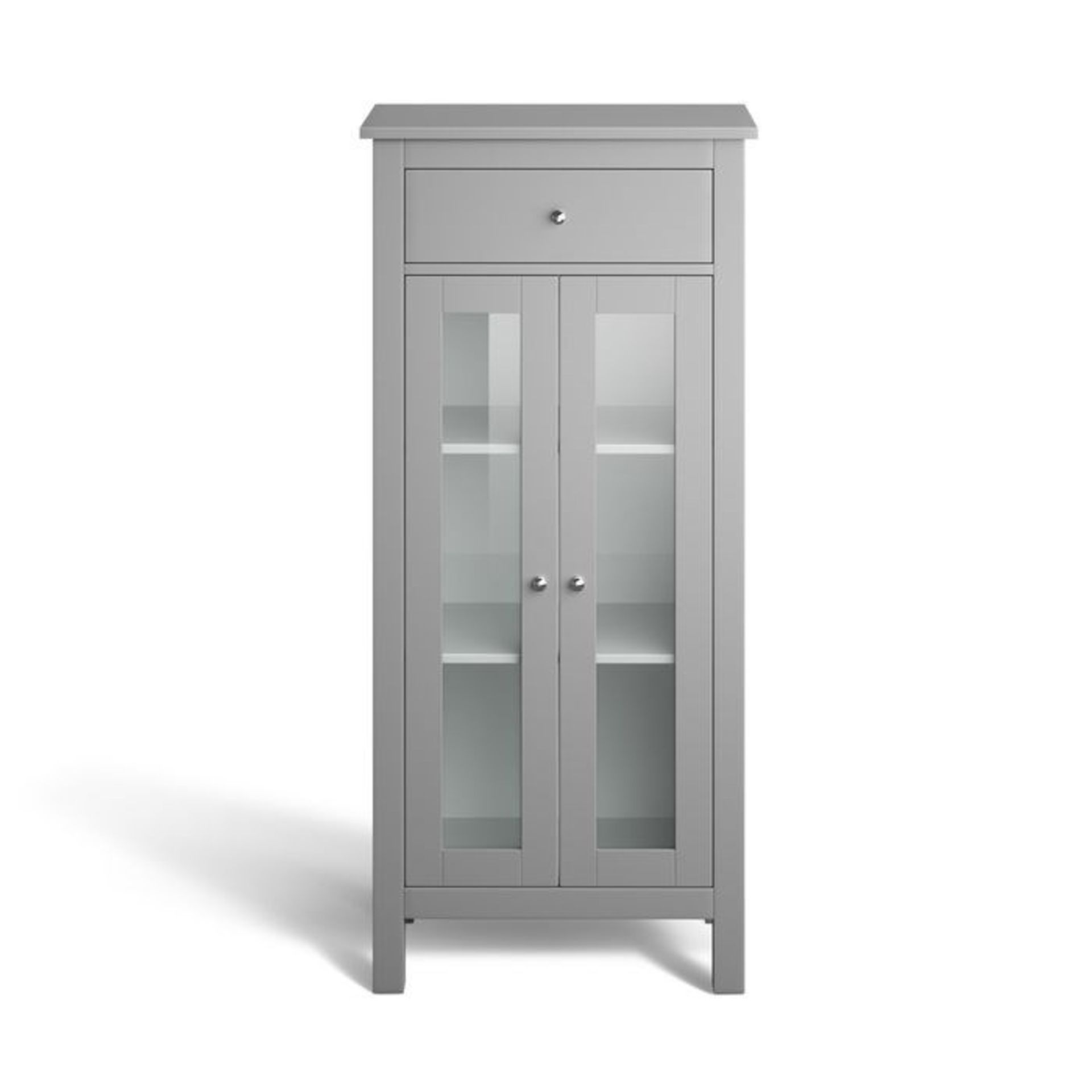 (J15) 1400mm Earl Grey Melbourne Tall Storage Cabinet. RRP £399.99. The newest addition to the... - Image 5 of 5