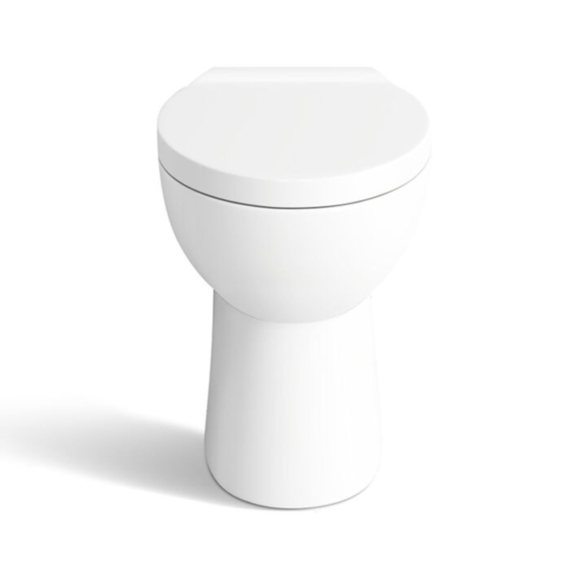 Back to Wall Toilet & Soft Close Seat. Stylish design Made from White Vitreous China Finished... - Image 2 of 2