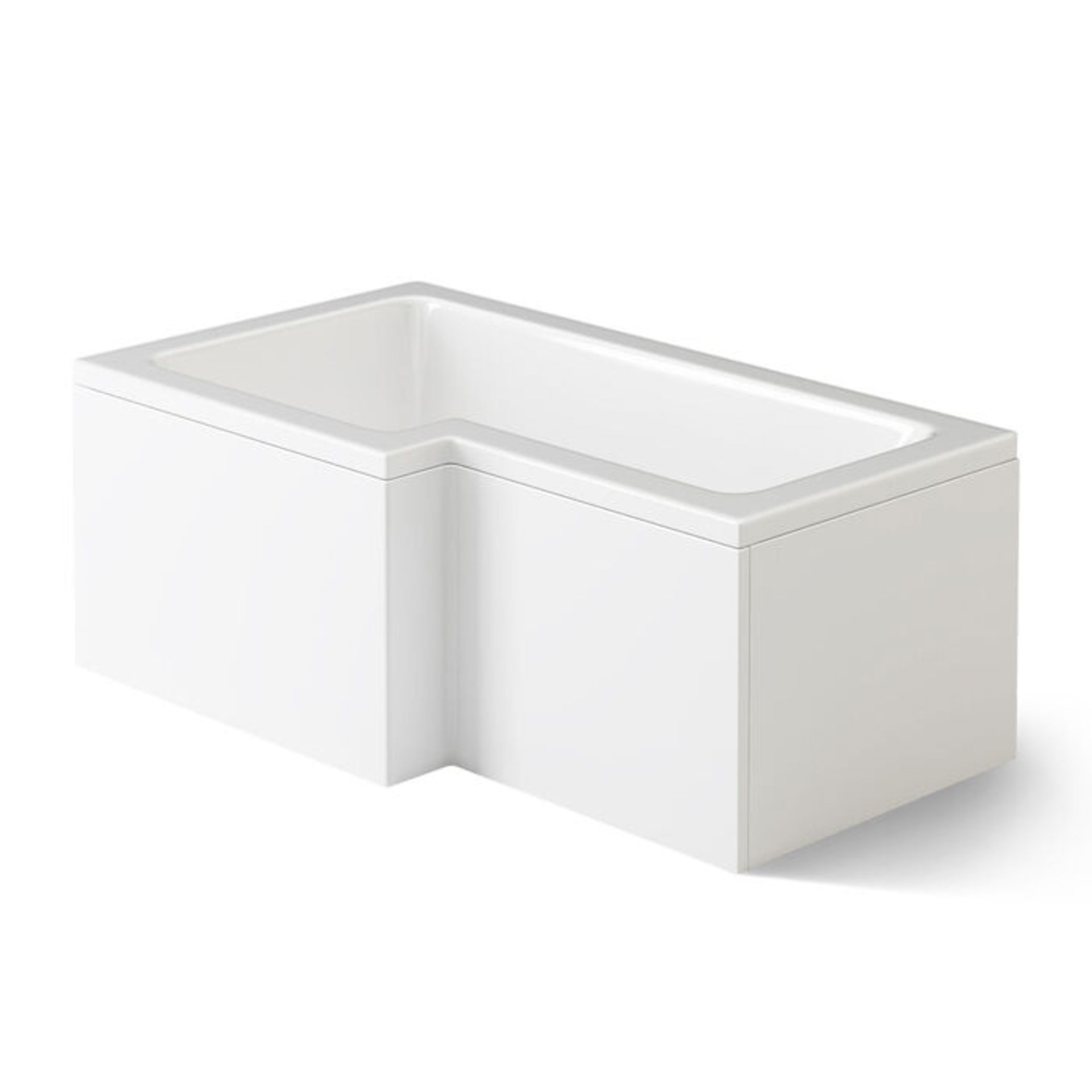(G127) 1600mm Left Hand L-Shaped Bath. RRP £432.99. Constructed from high quality acrylic Len... - Image 5 of 5