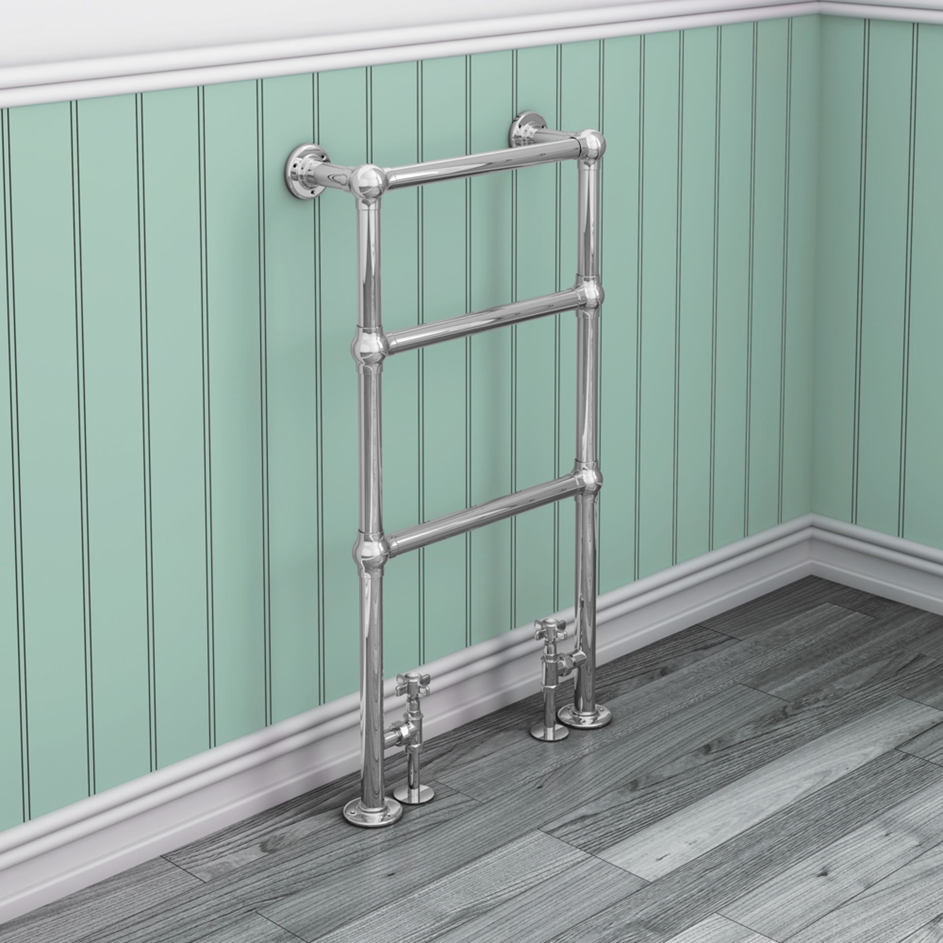 (G44) Traditional Chrome Towel Rail. RRP £379.99. Inspired by heritage designs and classic sty... - Image 2 of 2