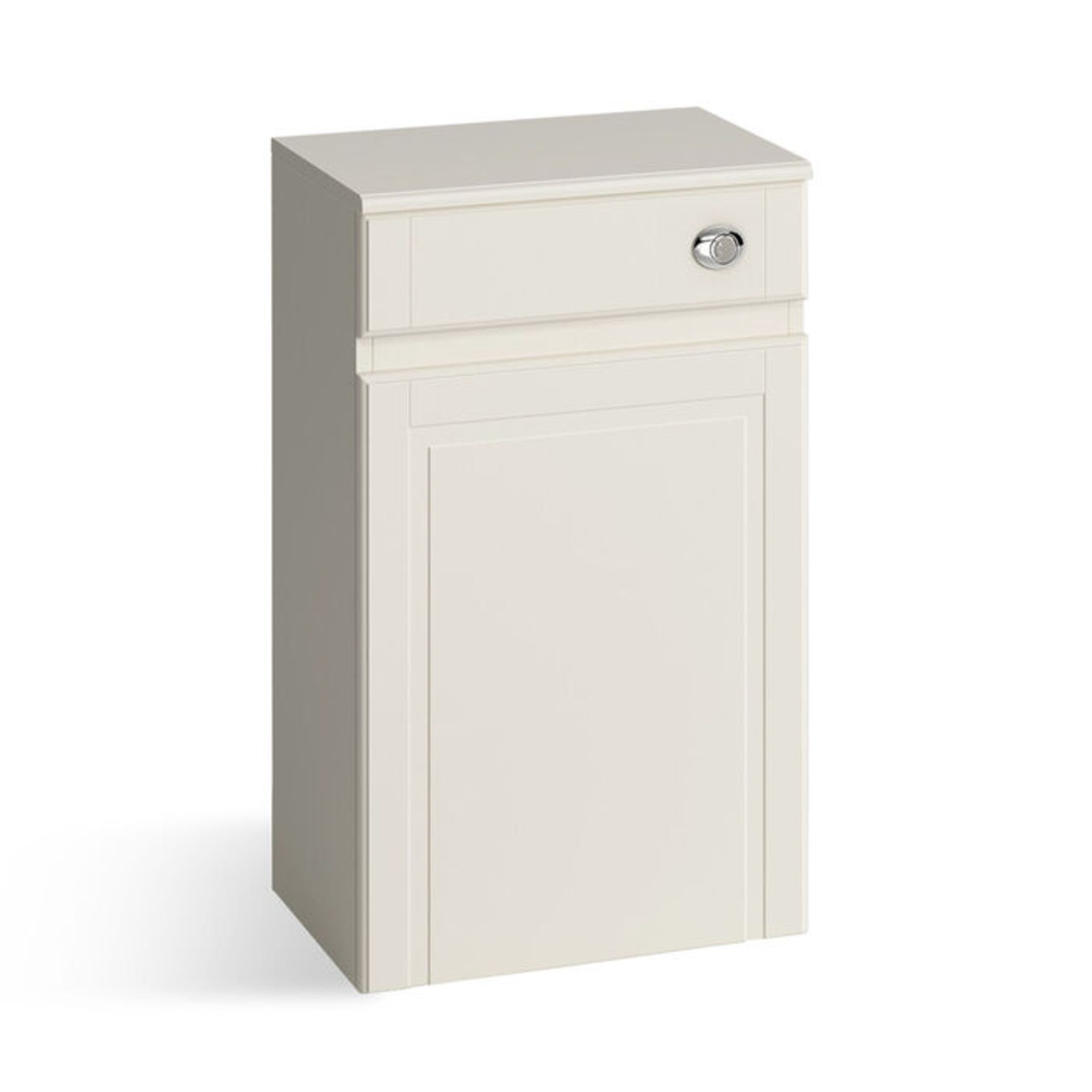 (G64) 500mm Cambridge Clotted Cream Back To Wall Toilet Unit. RRP £219.99. Our discreet unit c... - Image 3 of 3