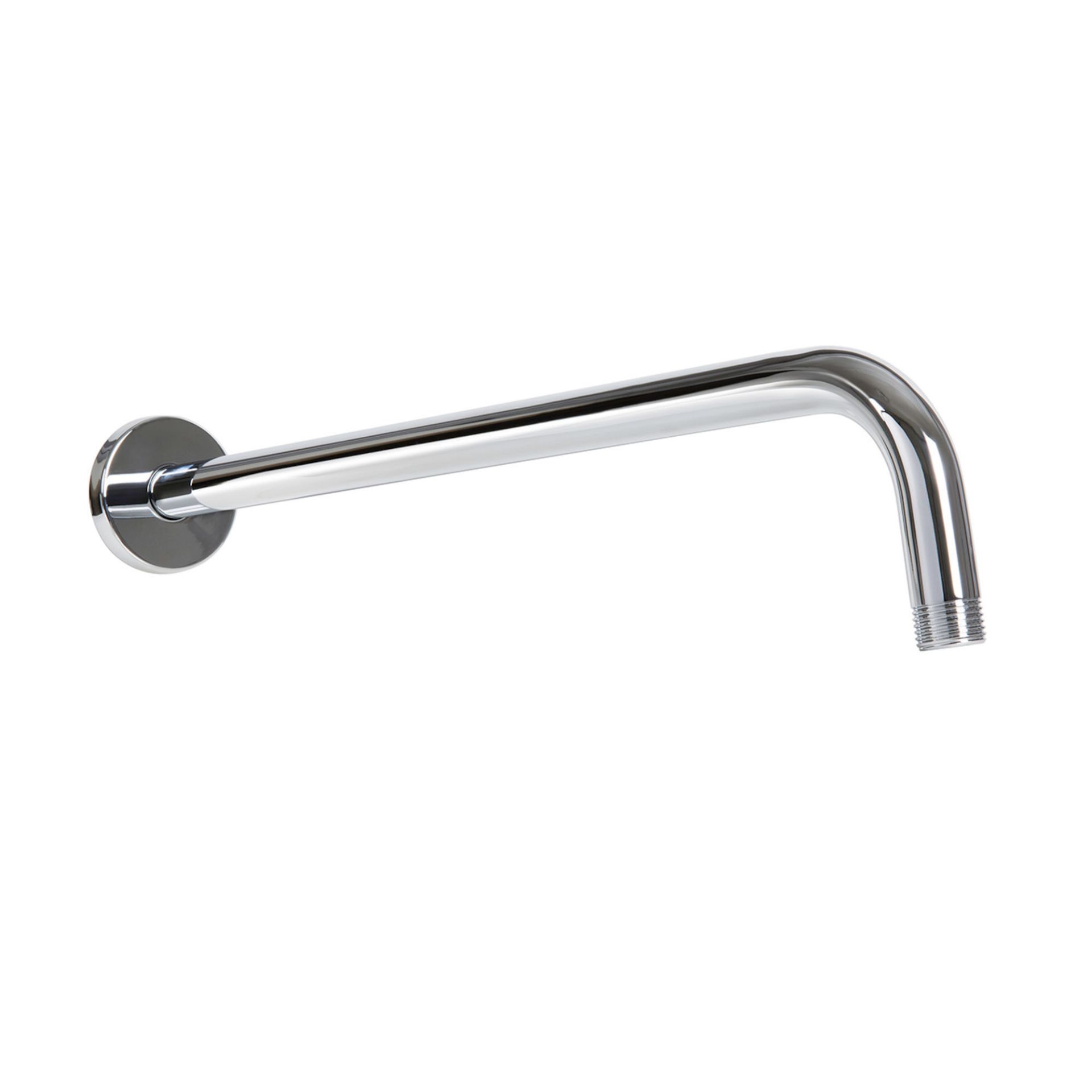 (PM1025) Round Wall Mounted Shower Arm Standard 1/2 inch connection For use with 180-220mm an...