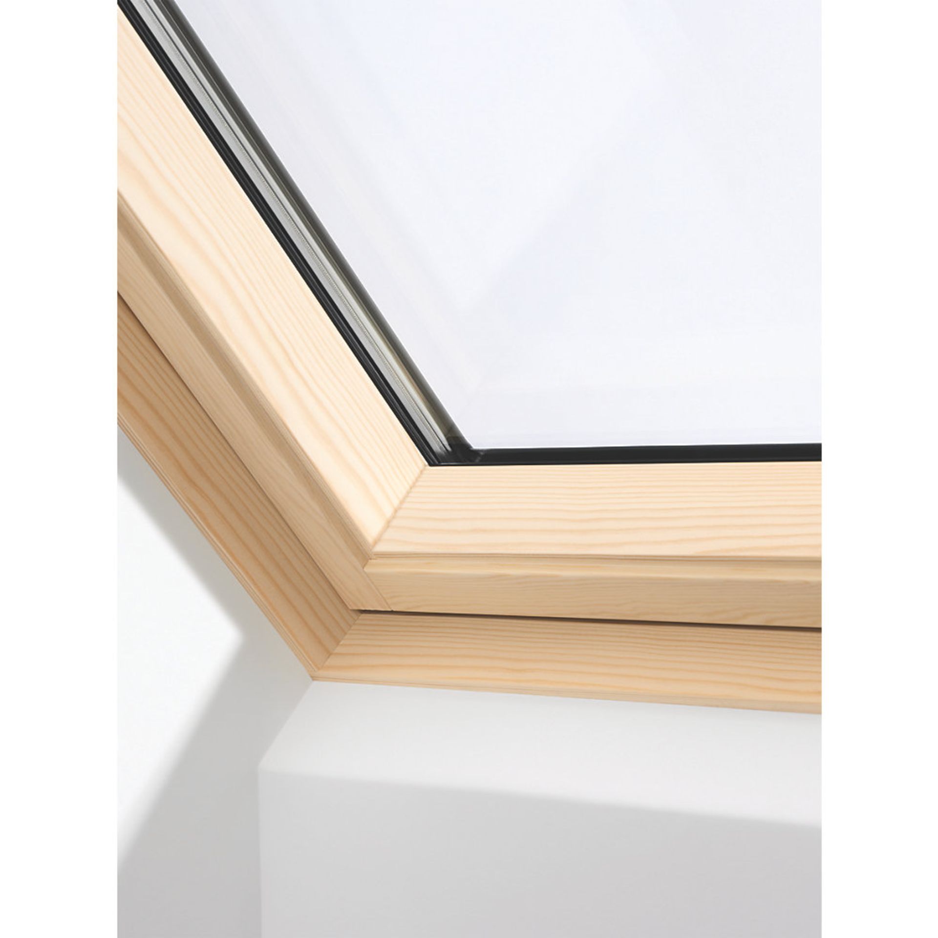 (PM1033) 780x980MM NATURAL PINE ROOF WINDOW CLEAR. RRP £341.99. Double-glazed, centre-pivot, ... - Image 2 of 2
