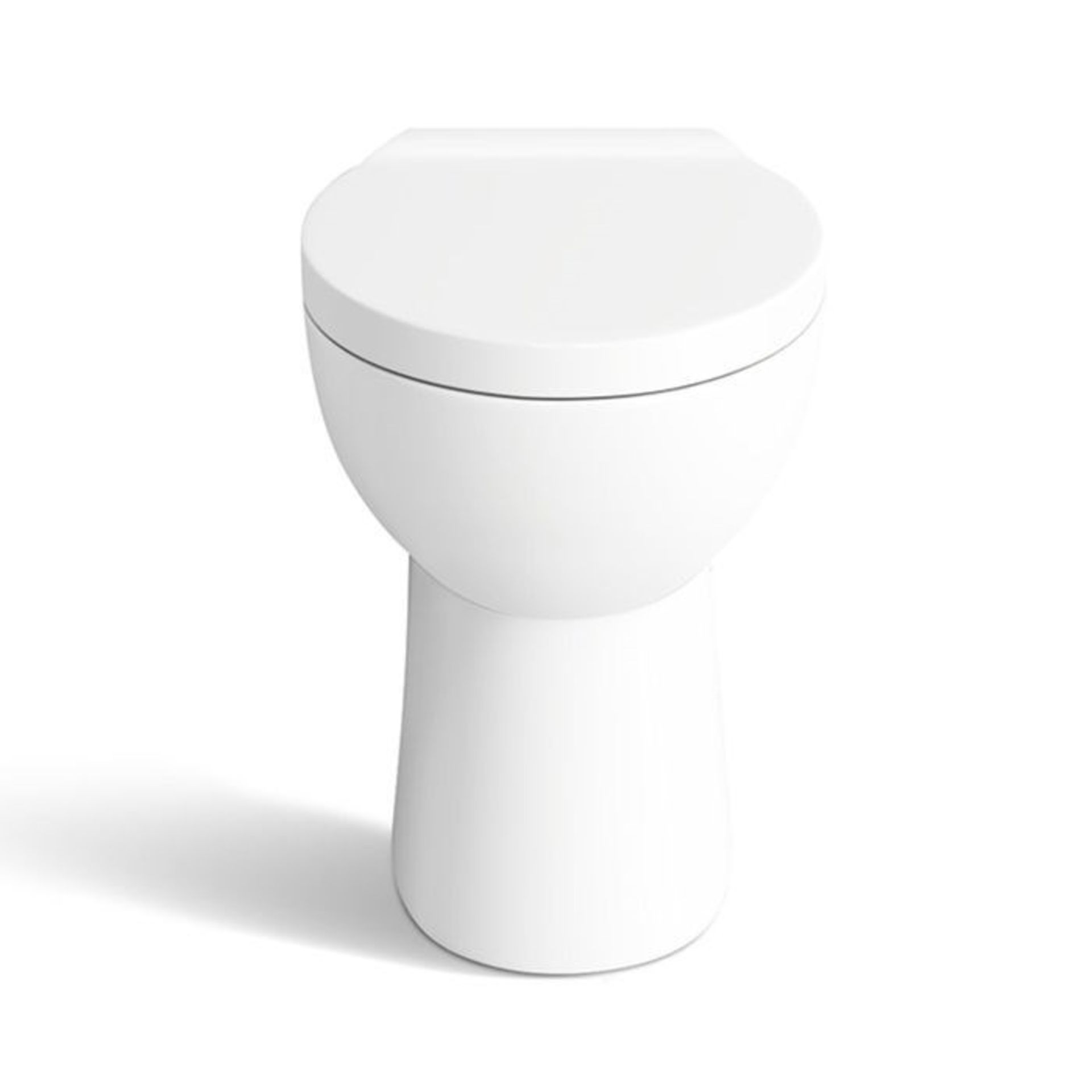 Back to Wall Toilet & Soft Close Seat. Stylish design Made from White Vitreous China Finished ... - Image 2 of 2