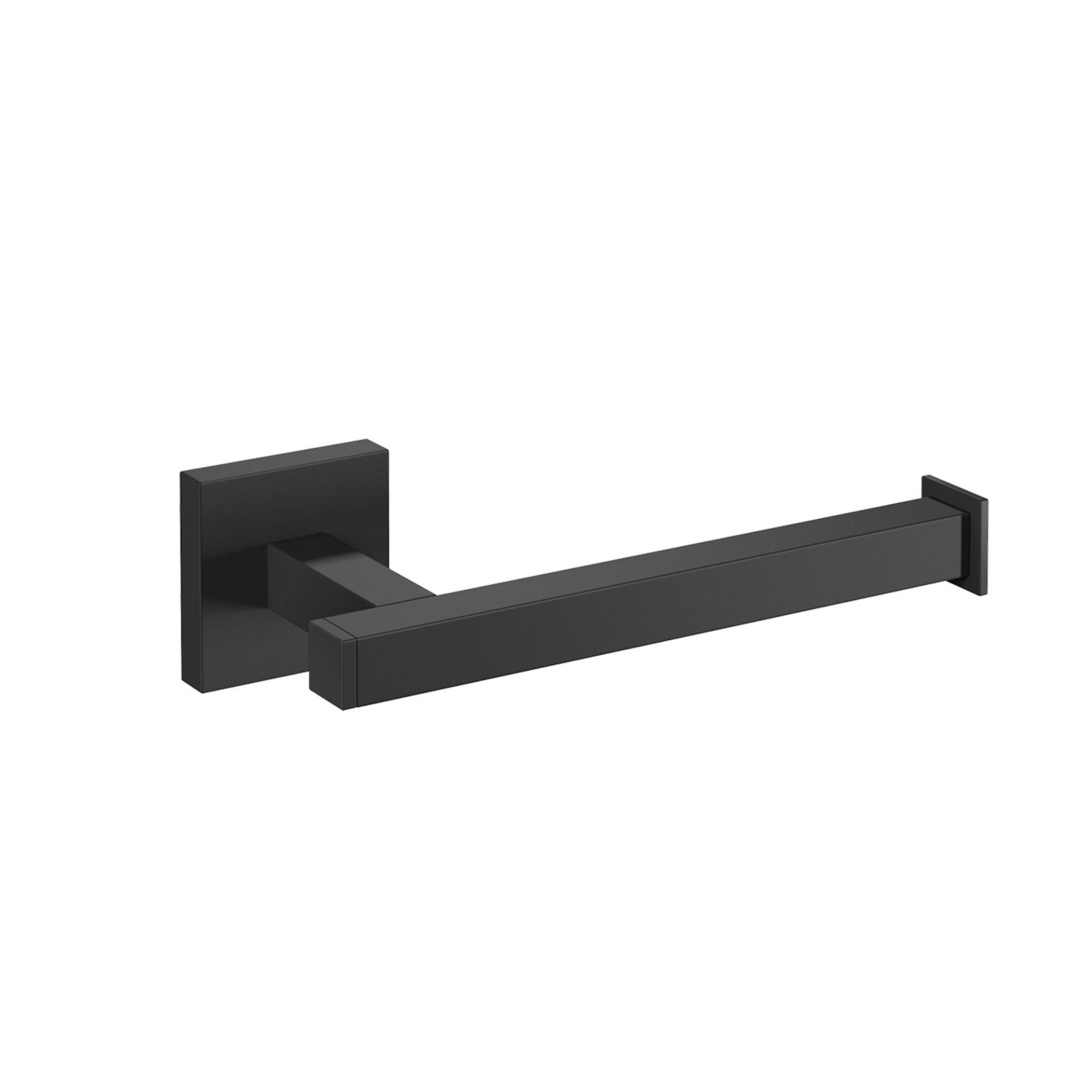 (YU1018) Iker Black Toilet Roll Holder Statement aesthetic for minimalist appeal Luxurious, c... - Image 2 of 3