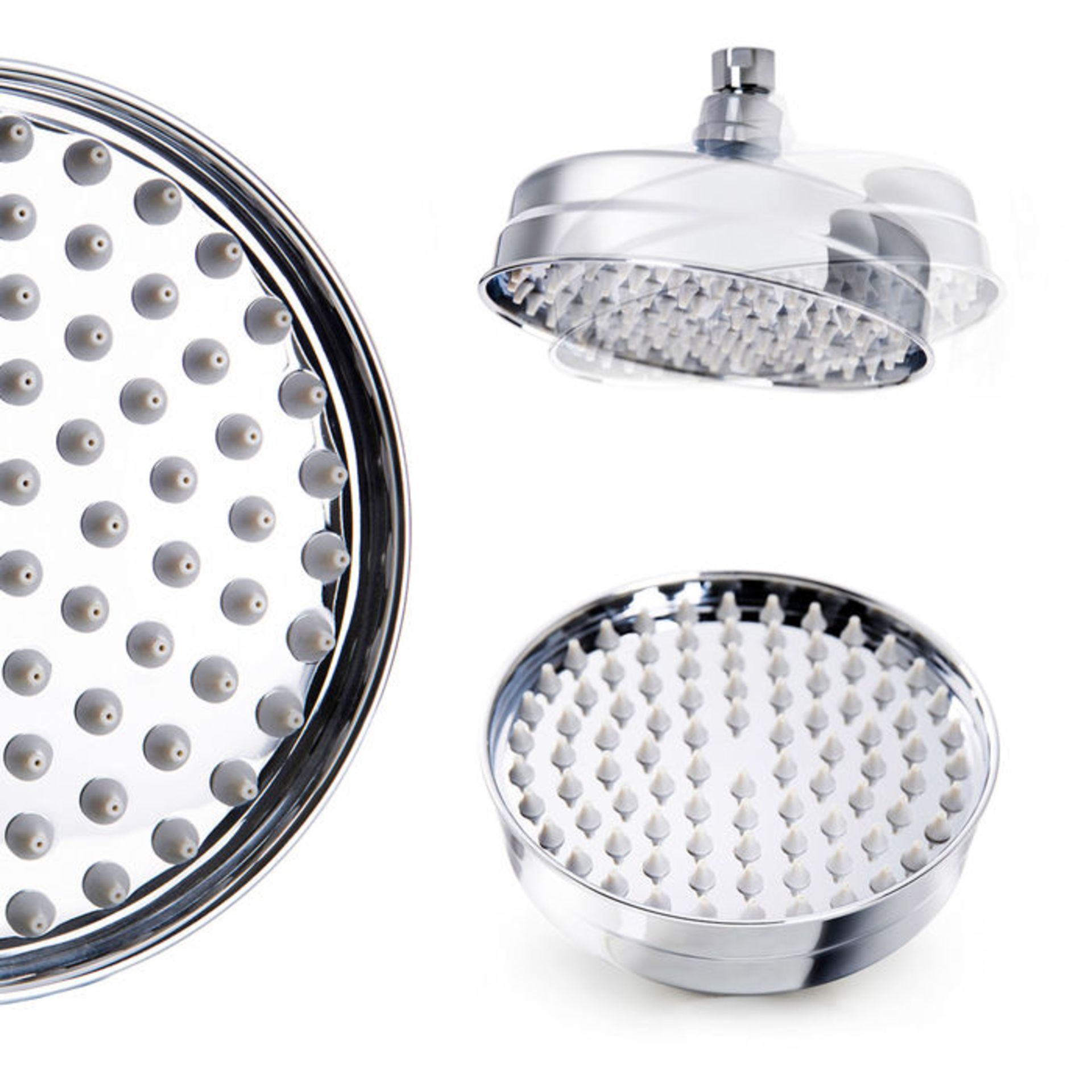 (M1086) Stainless Steel 150mm Traditional Round Shower Head Finished in high quality polished ... - Image 2 of 2