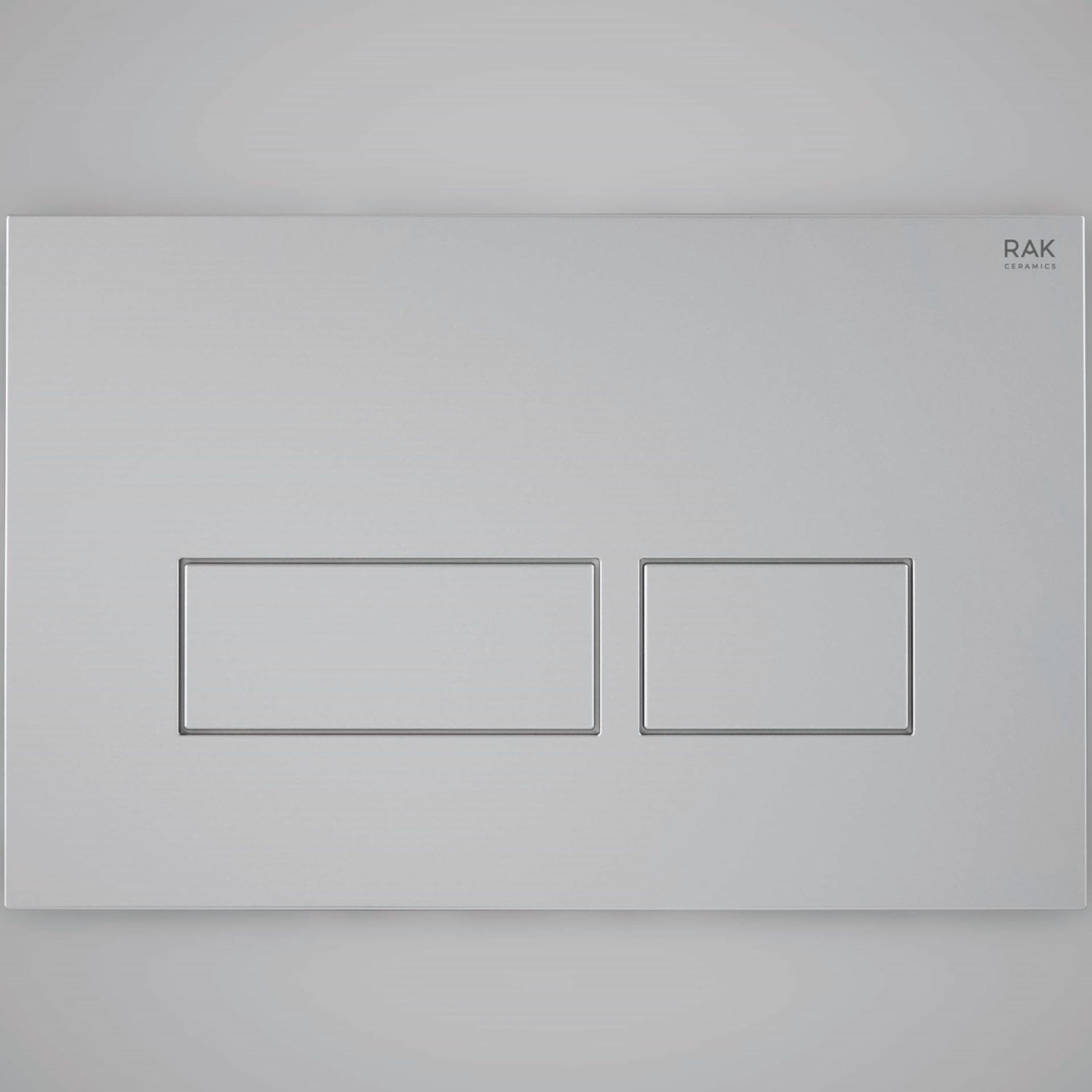 (YU1017) RAK ECOFIX RECTANGULAR DUAL FLUSH PLATES - WHITE Water saving dual system flush in vo...