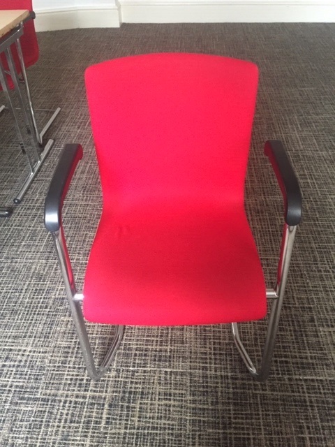 Conference chairs with armrests x 20 - Image 2 of 4