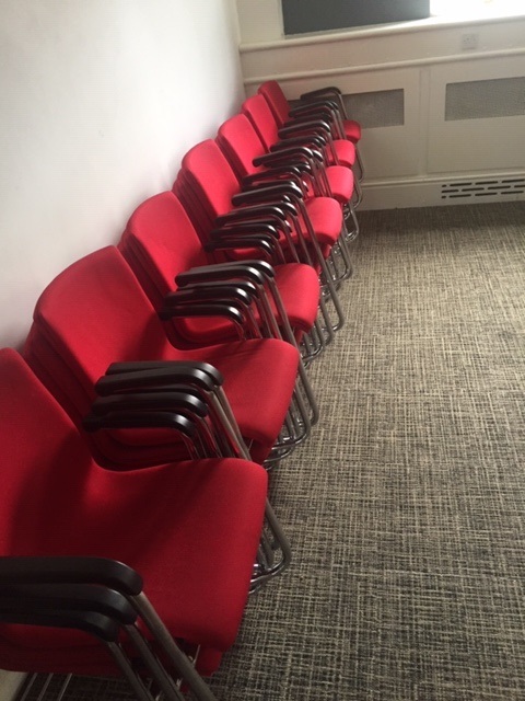 Conference chairs with armrests x 20