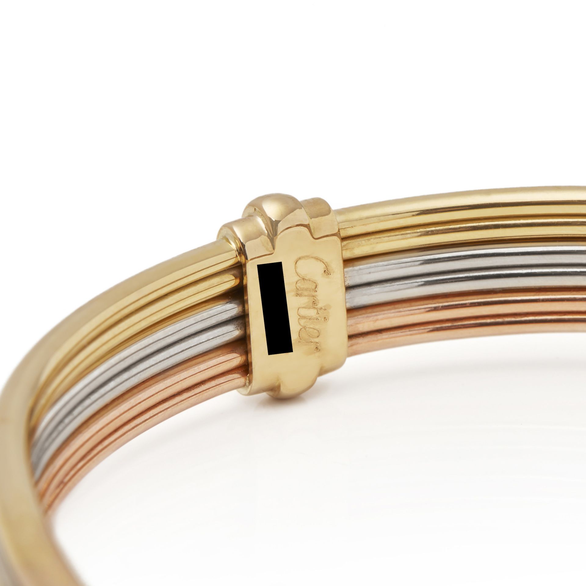 18k Yellow, White & Rose Gold Vintage Trinity Bracelet - Image 5 of 8