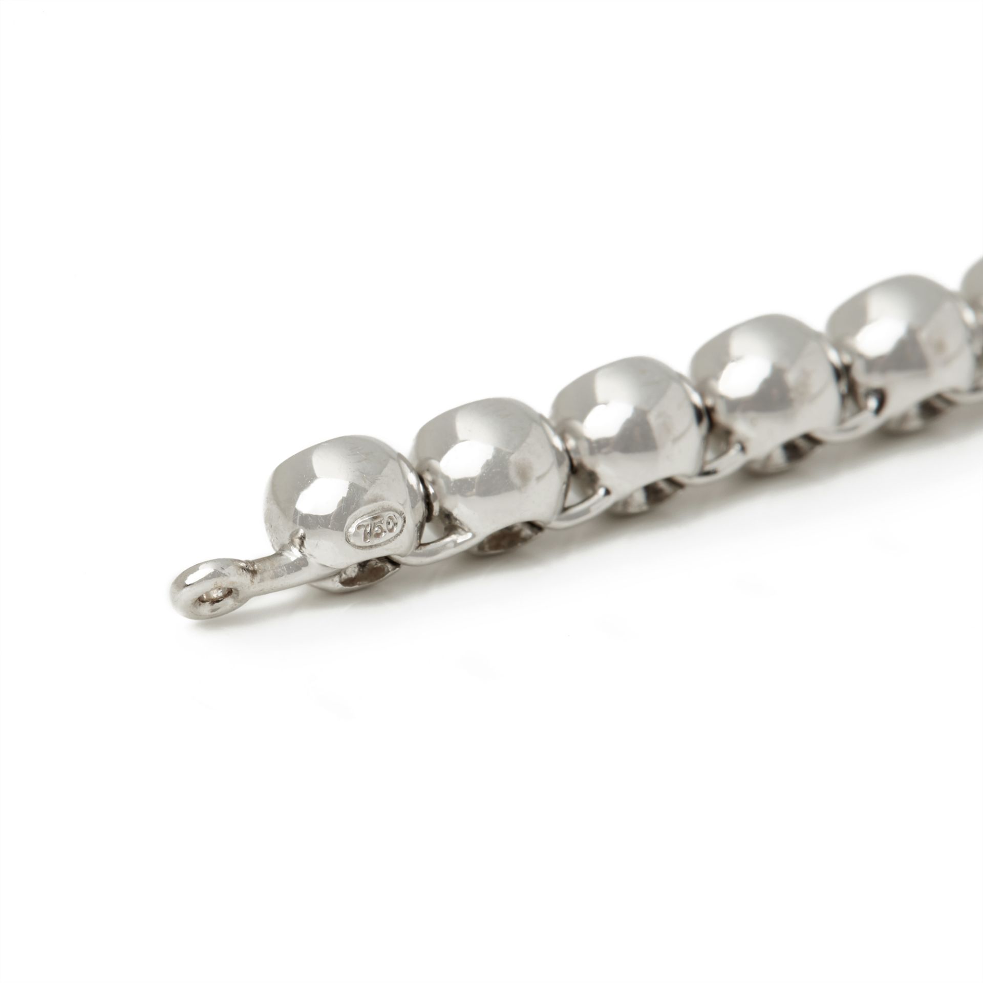 18k White Gold Beaded 2.00ct Diamond Bracelet - Image 2 of 10