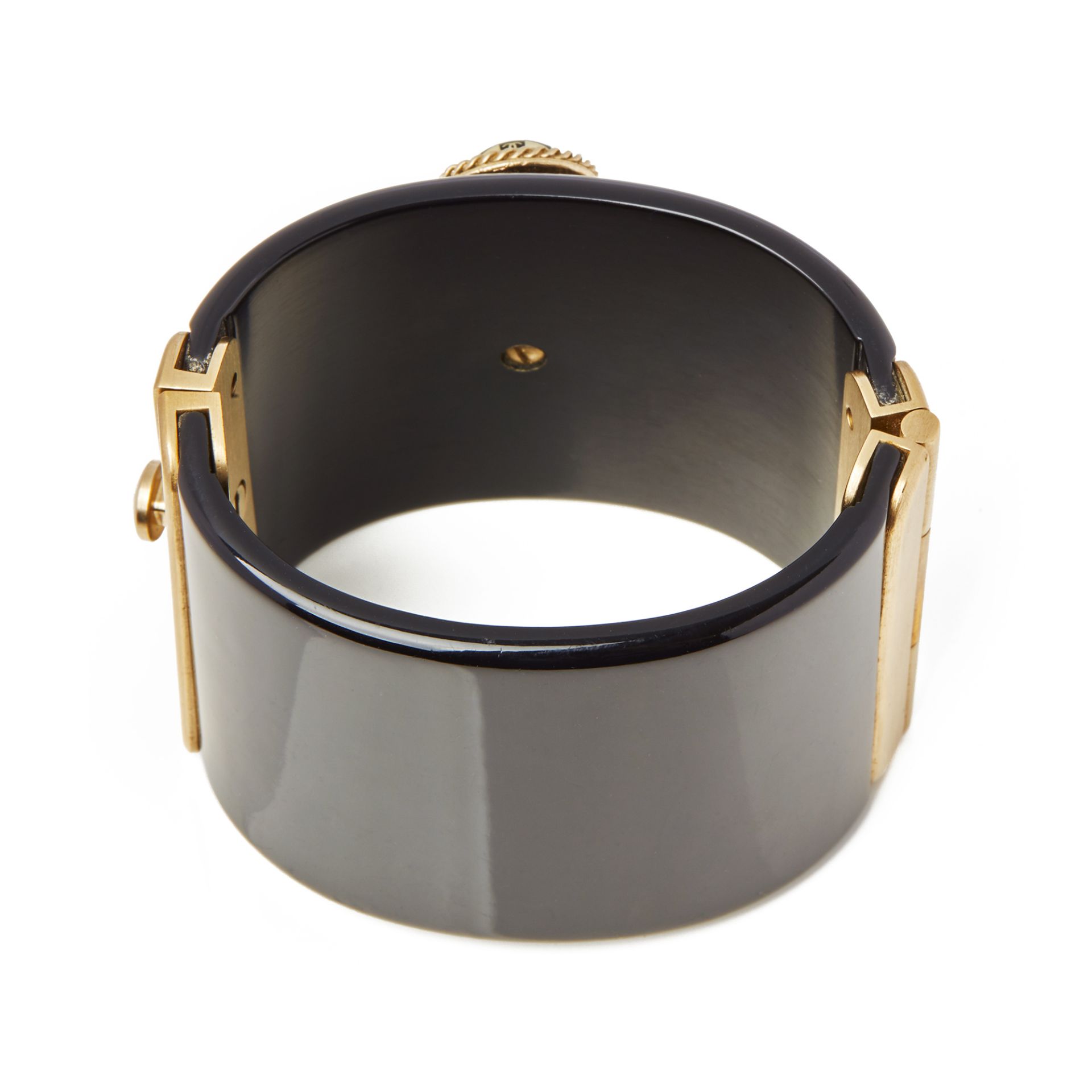 Gold Rue Cambon CC Cuff Bangle - Image 5 of 7