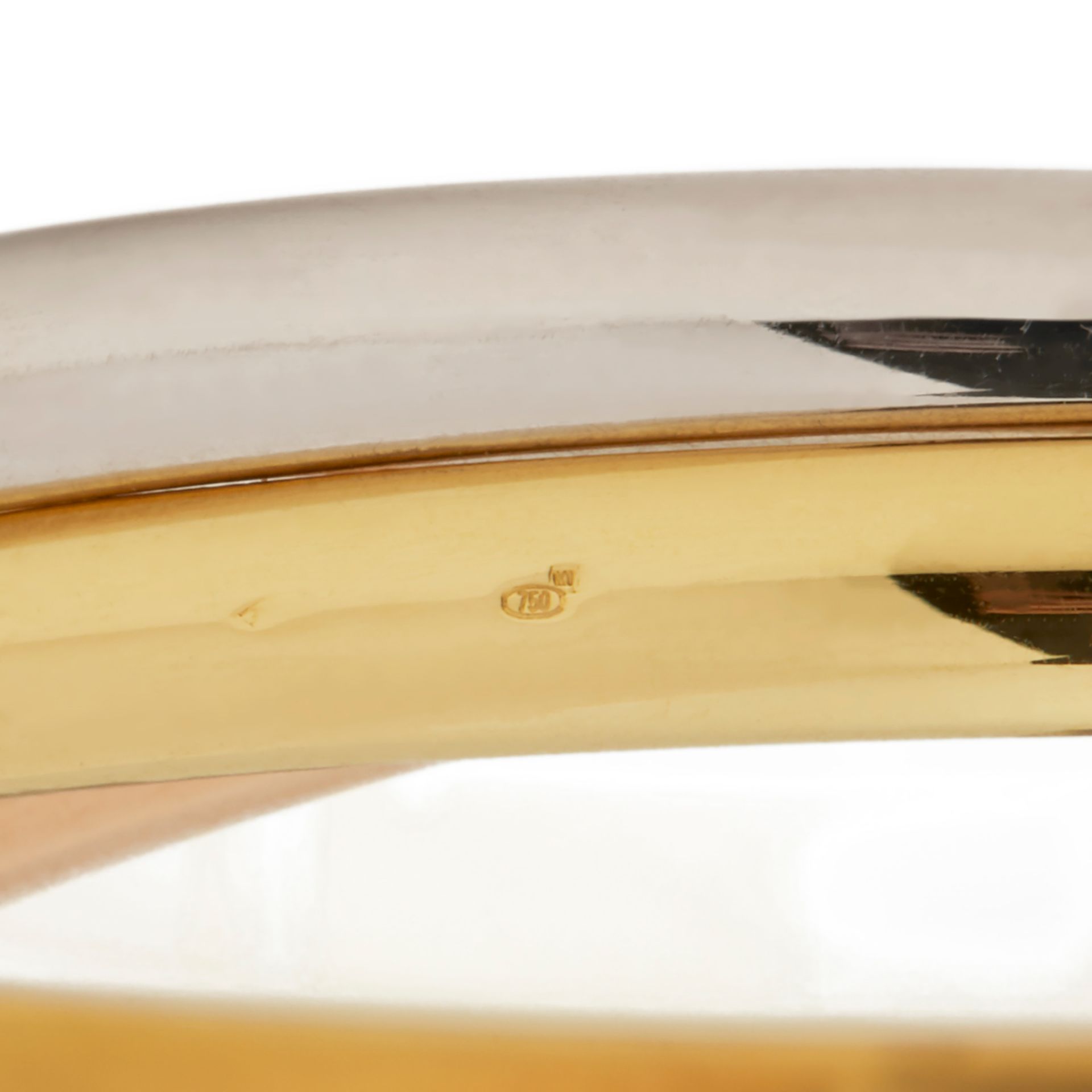 18k Yellow, White & Rose Gold Medium Trinity Bracelet - Image 5 of 8