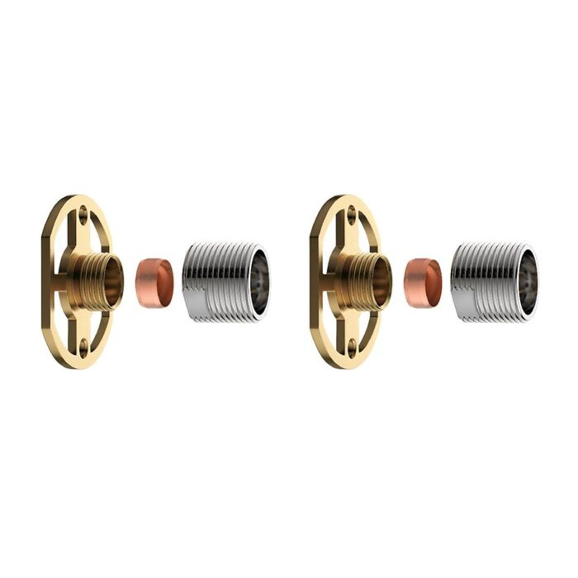 (NV1025) Quick Fix Kit for Exposed Shower Mixer Valve. Made from solid brass G3/4" connector i...