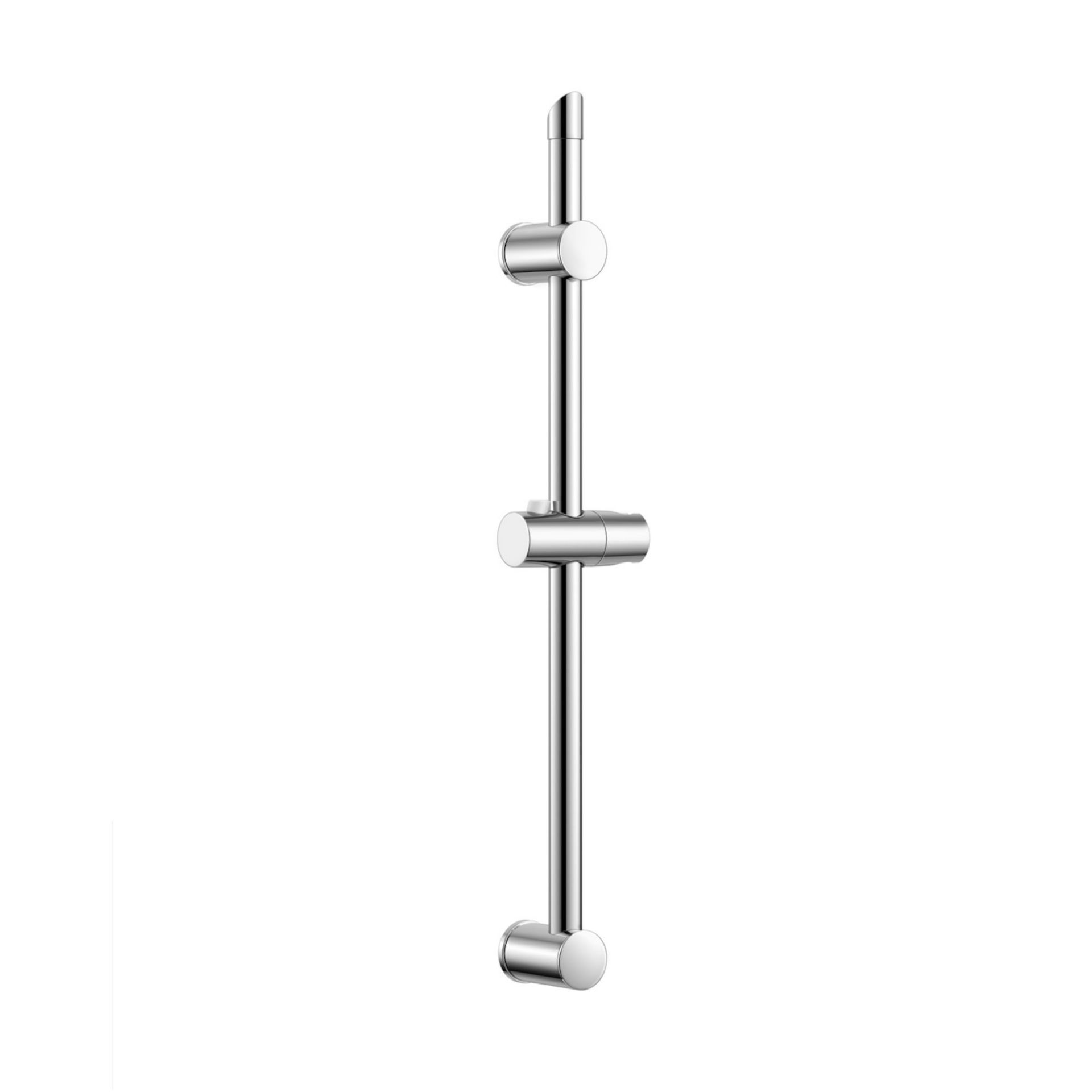 (U1016) Round Stainless Steel Riser Rail This fixed height riser rail has a simple but gracefu...