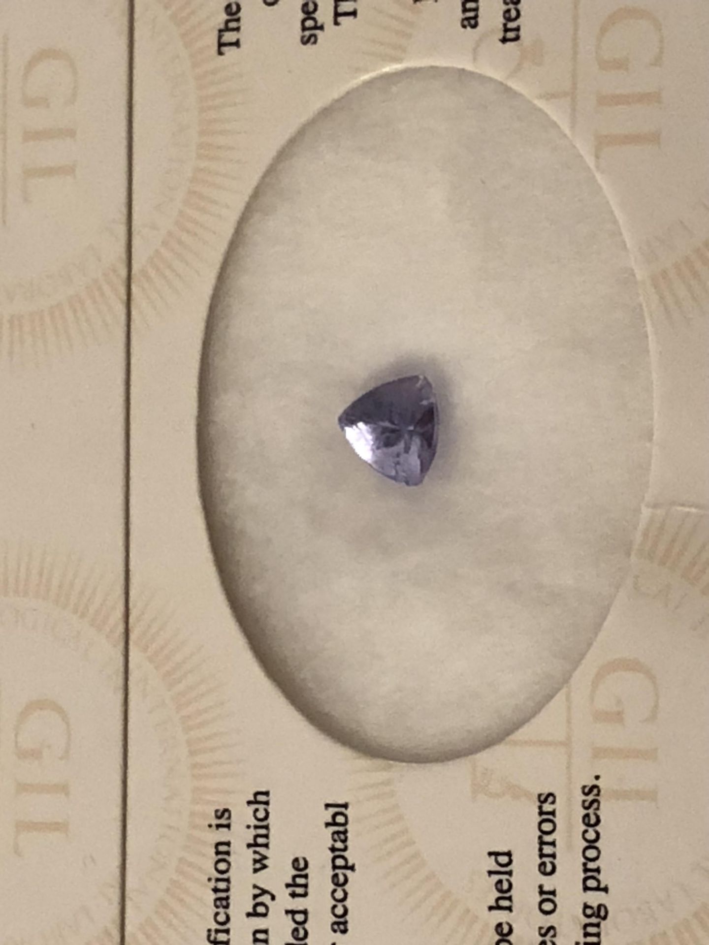 1.16ct Natural Tanzanite with GIL Certificate - Image 5 of 6