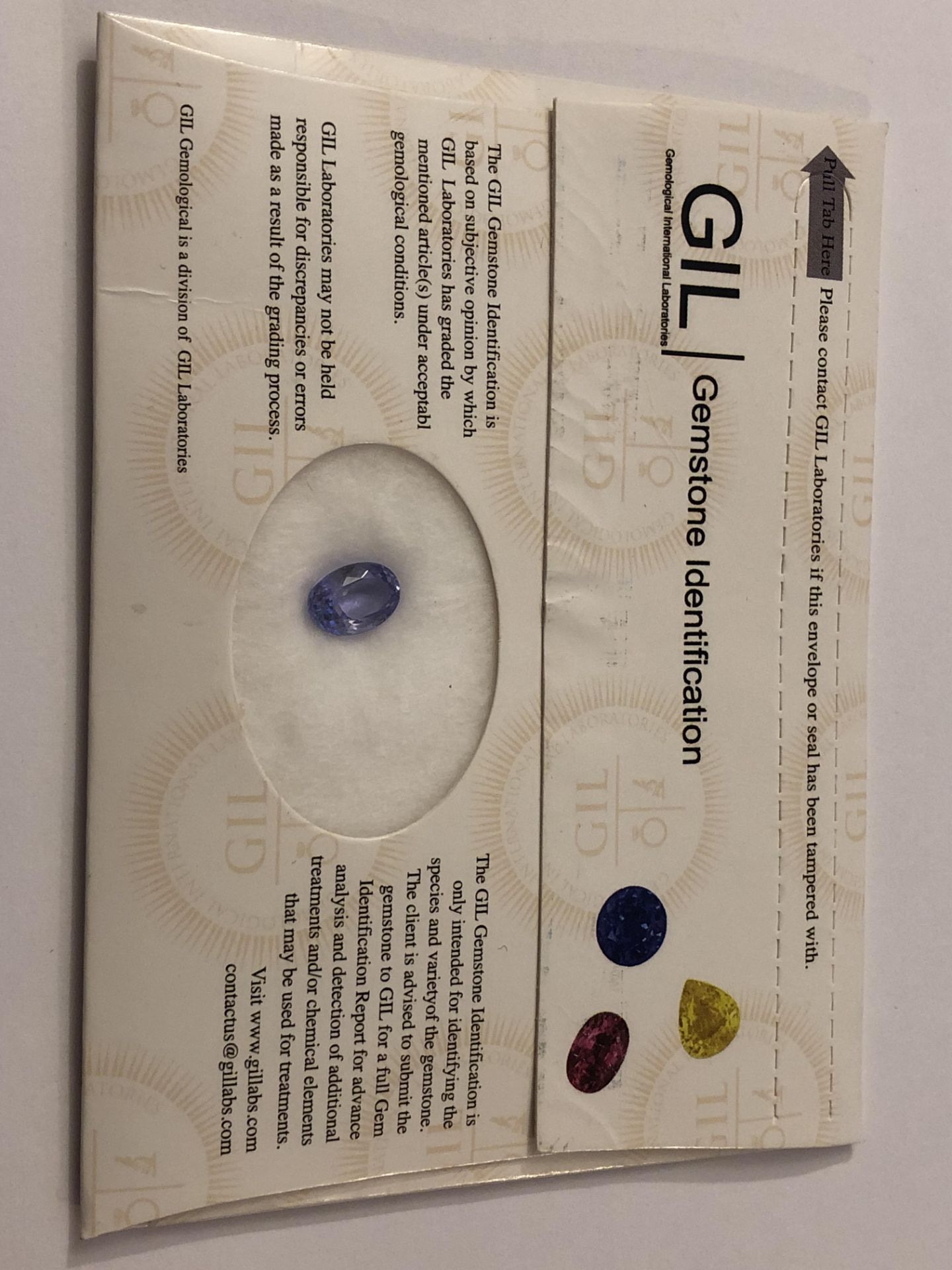 2.78ct Natural Tanzanite with GIL Certificate