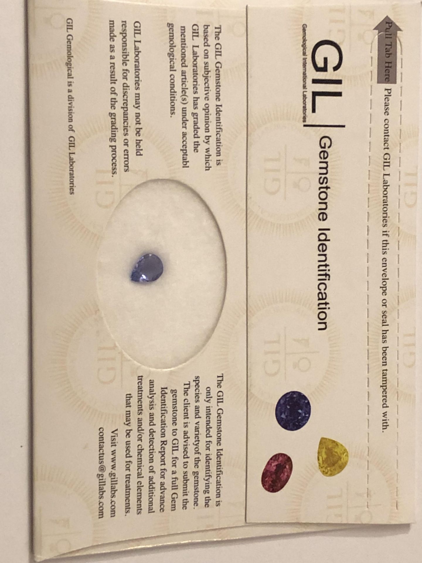 1.15ct Natural Tanzanite with GIL Certificate