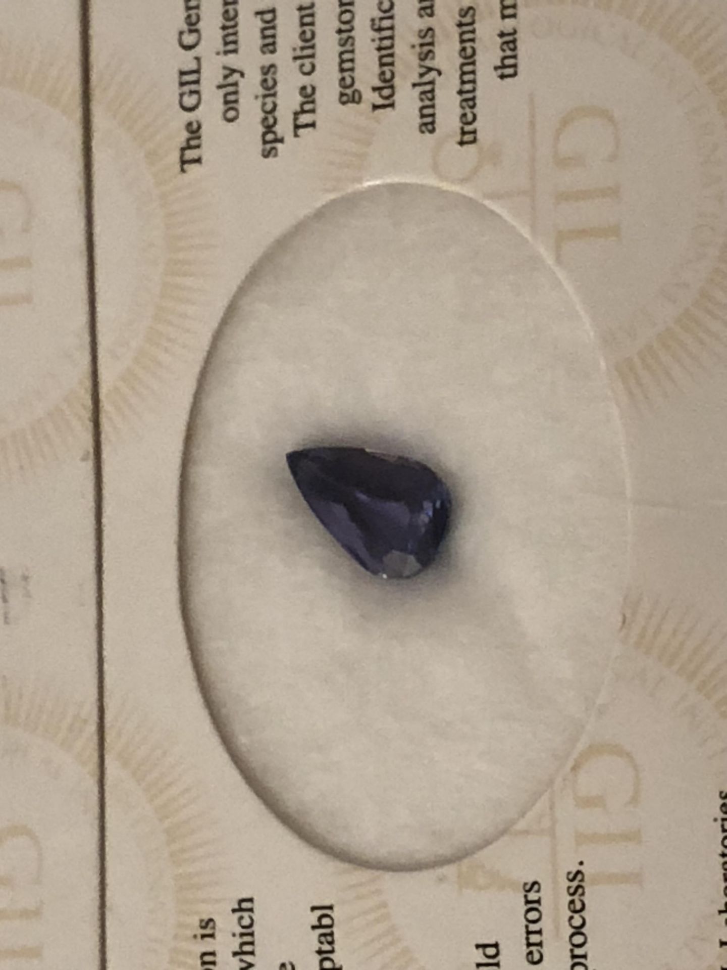 2.85ct Natural Tanzanite with GIL Certificate - Image 5 of 6