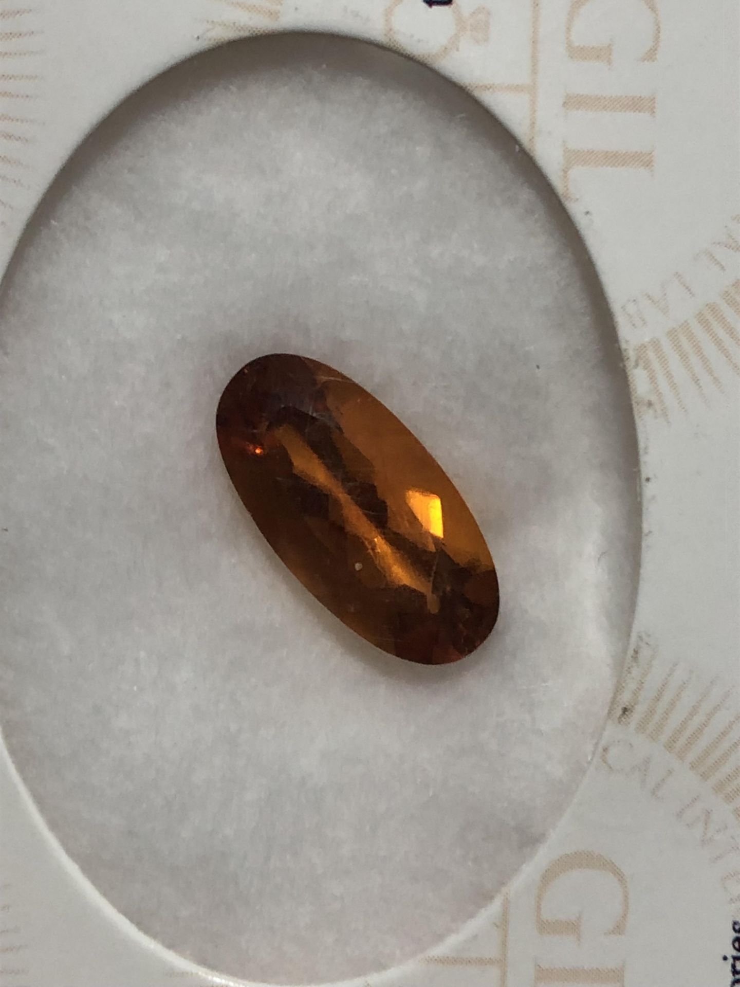 4.50ct Natural Quartz (Citrine) with GIL Certificate - Image 5 of 9