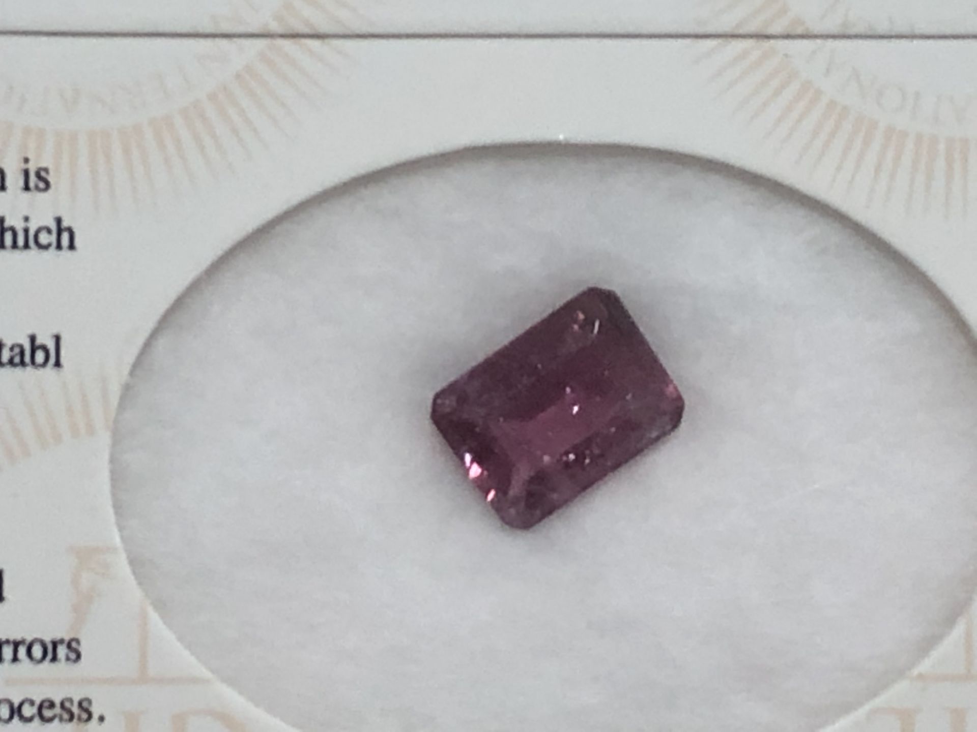 3.00ct Natural Rubellite with GIL Certificate - Image 4 of 6