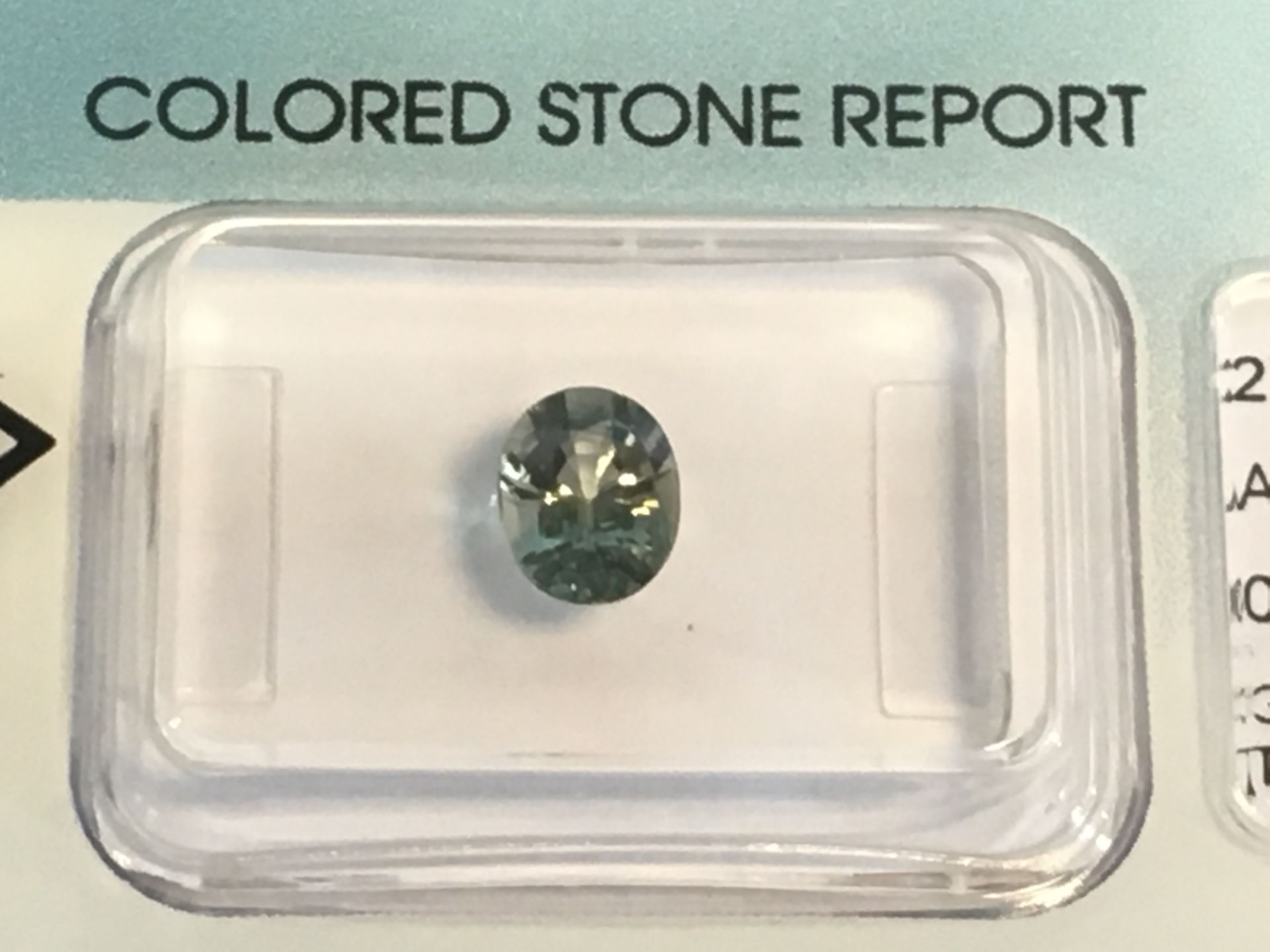 0.80ct Natural Tourmaline with IGI Certificate - Image 4 of 6