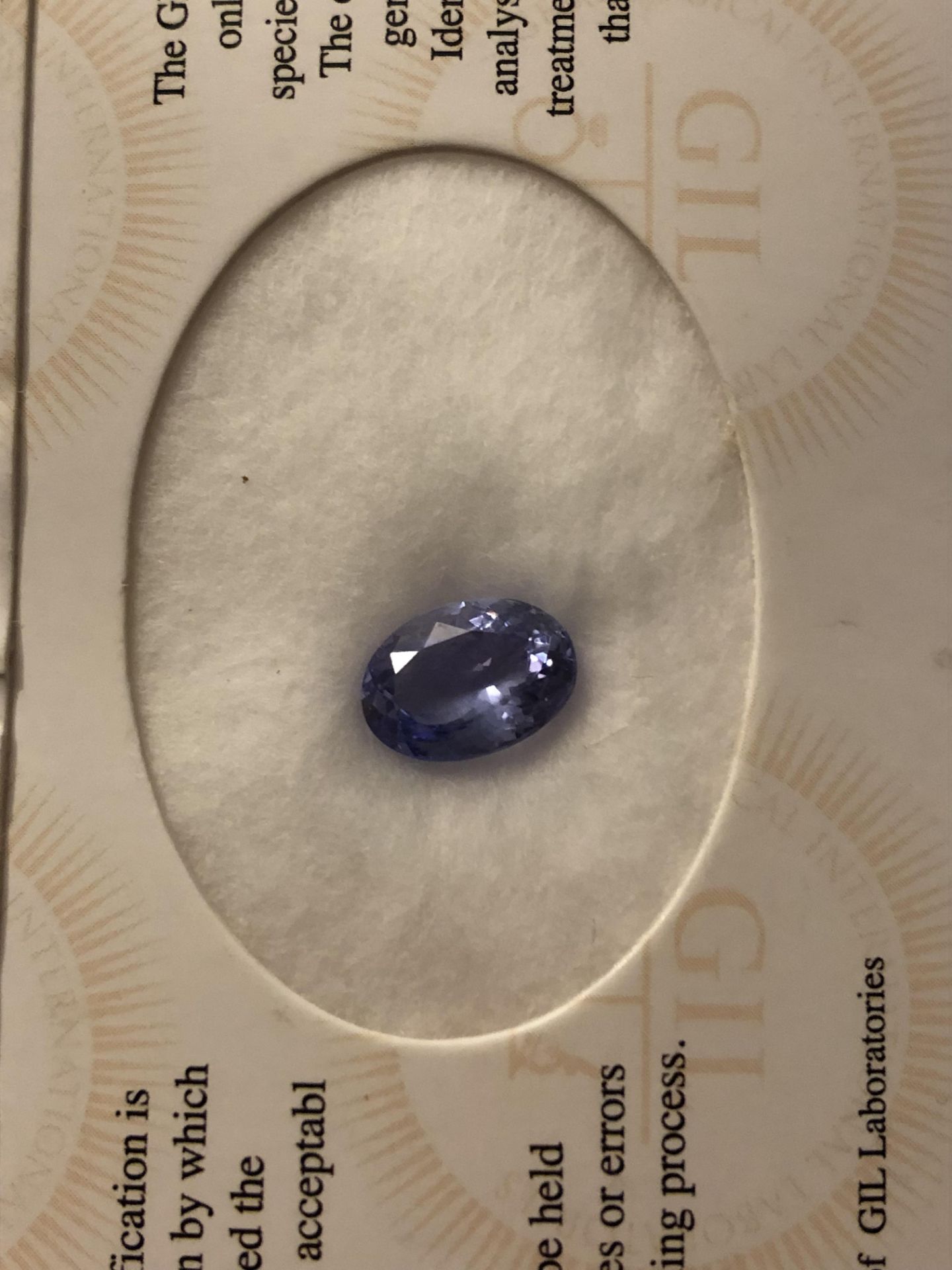 2.78ct Natural Tanzanite with GIL Certificate - Image 8 of 9