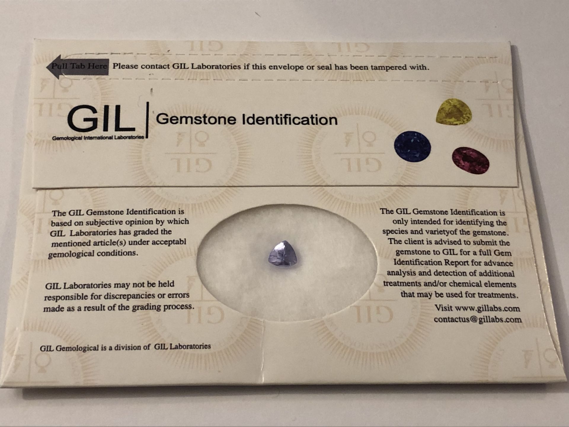 1.16ct Natural Tanzanite with GIL Certificate