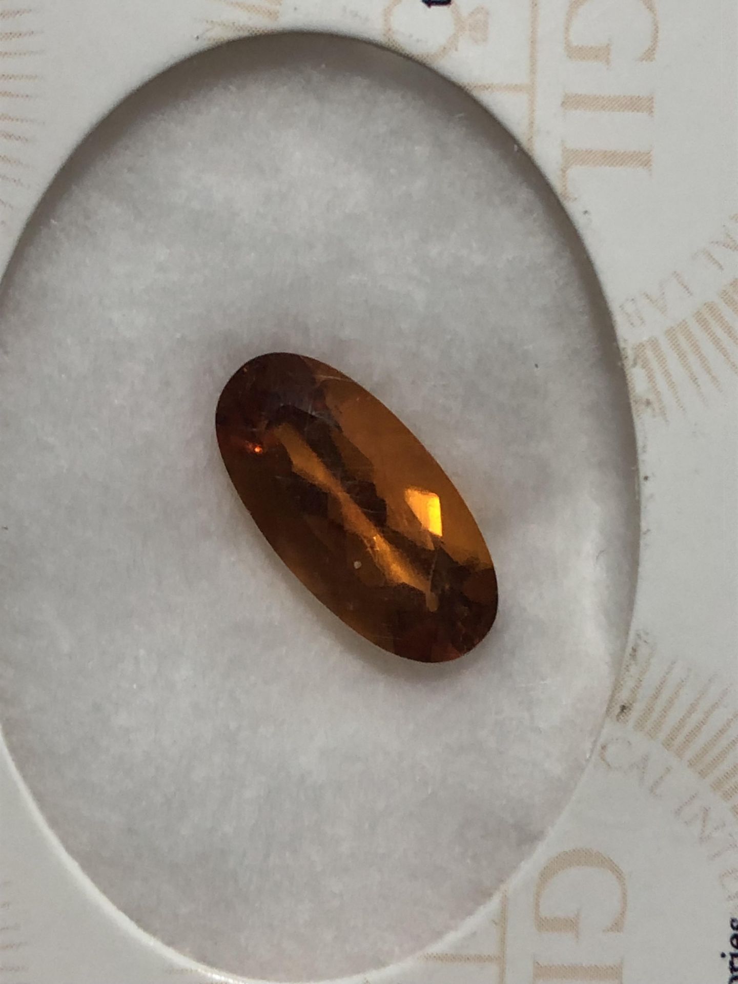 4.50ct Natural Quartz (Citrine) with GIL Certificate - Image 6 of 9